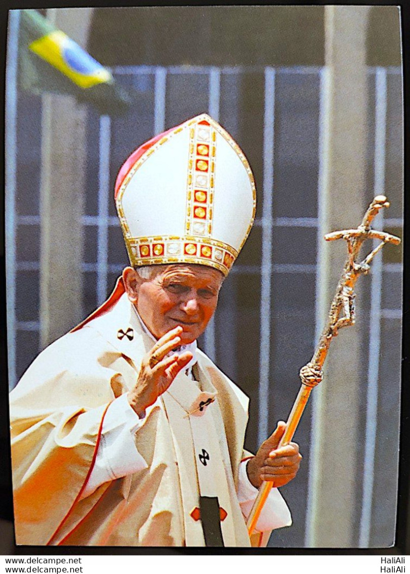 Brazil Postcard 2005 Correios Pope John Paul II Religion - Cartes-maximum