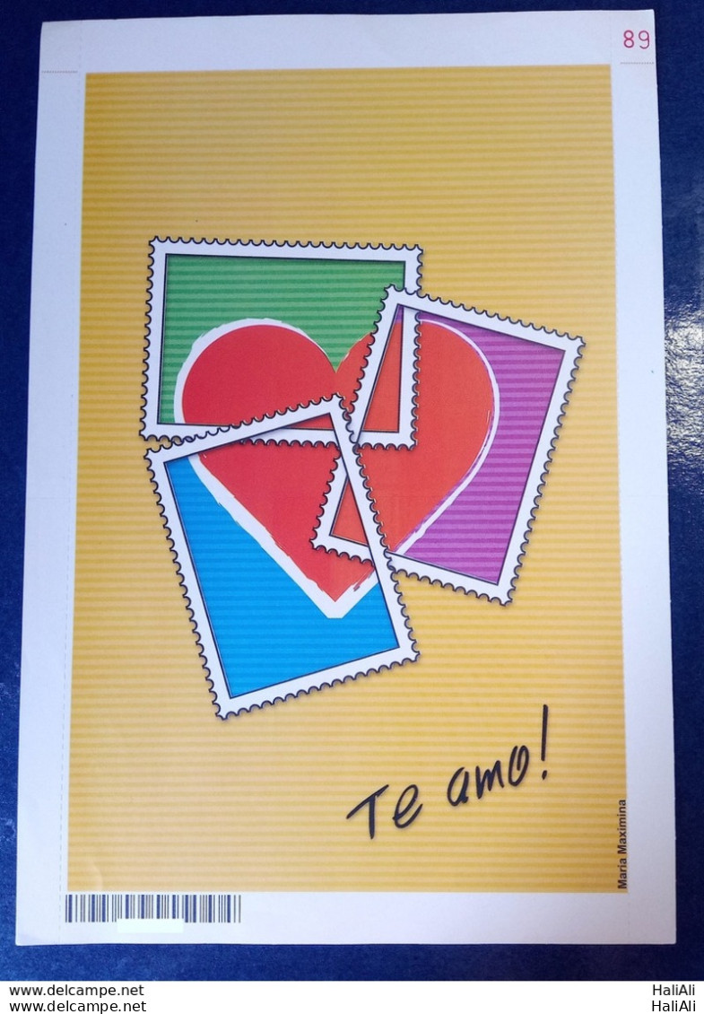 Brazil Aerogram Cod 139 Boyfriend 2005 Valentine'S Day - Interi Postali