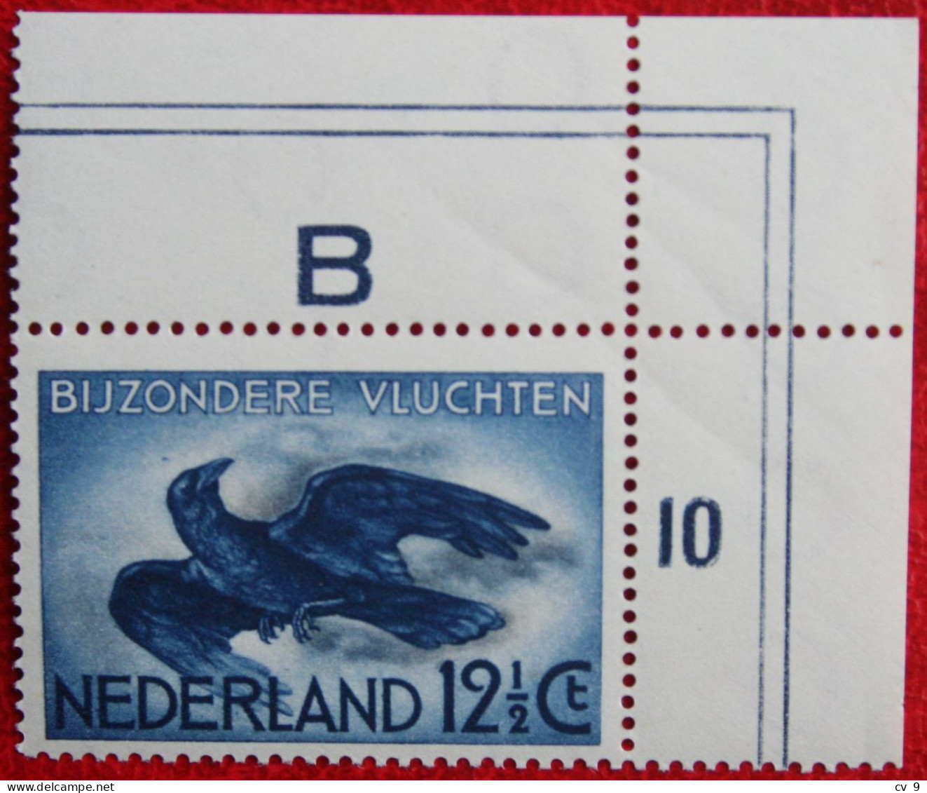 Airmail Stamp 12 1/2 Ct WM Vertical NVPH LP11 11 (Mi 321 ) 1938 POSTFRIS / MNH / **  NEDERLAND / NIEDERLANDE - Luchtpost