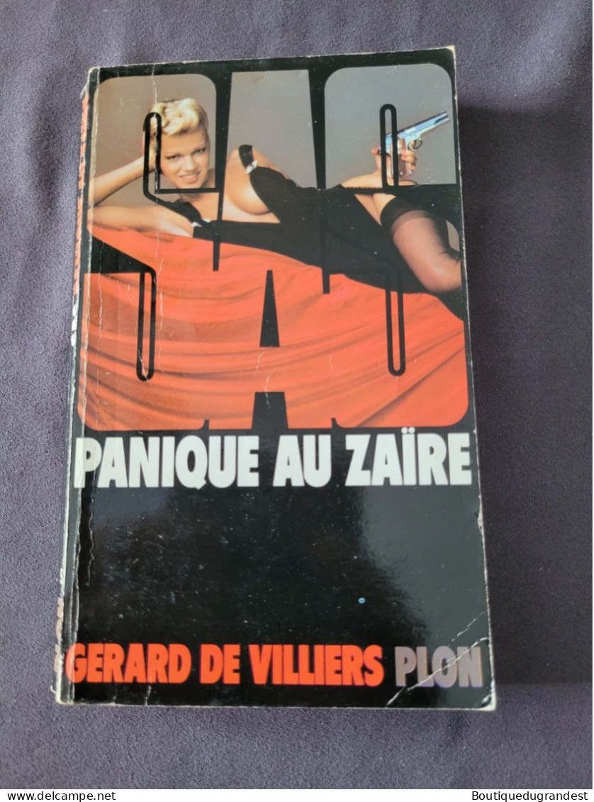 Roman SAS Panique Au Zaïre 52 - Gerard De Villiers