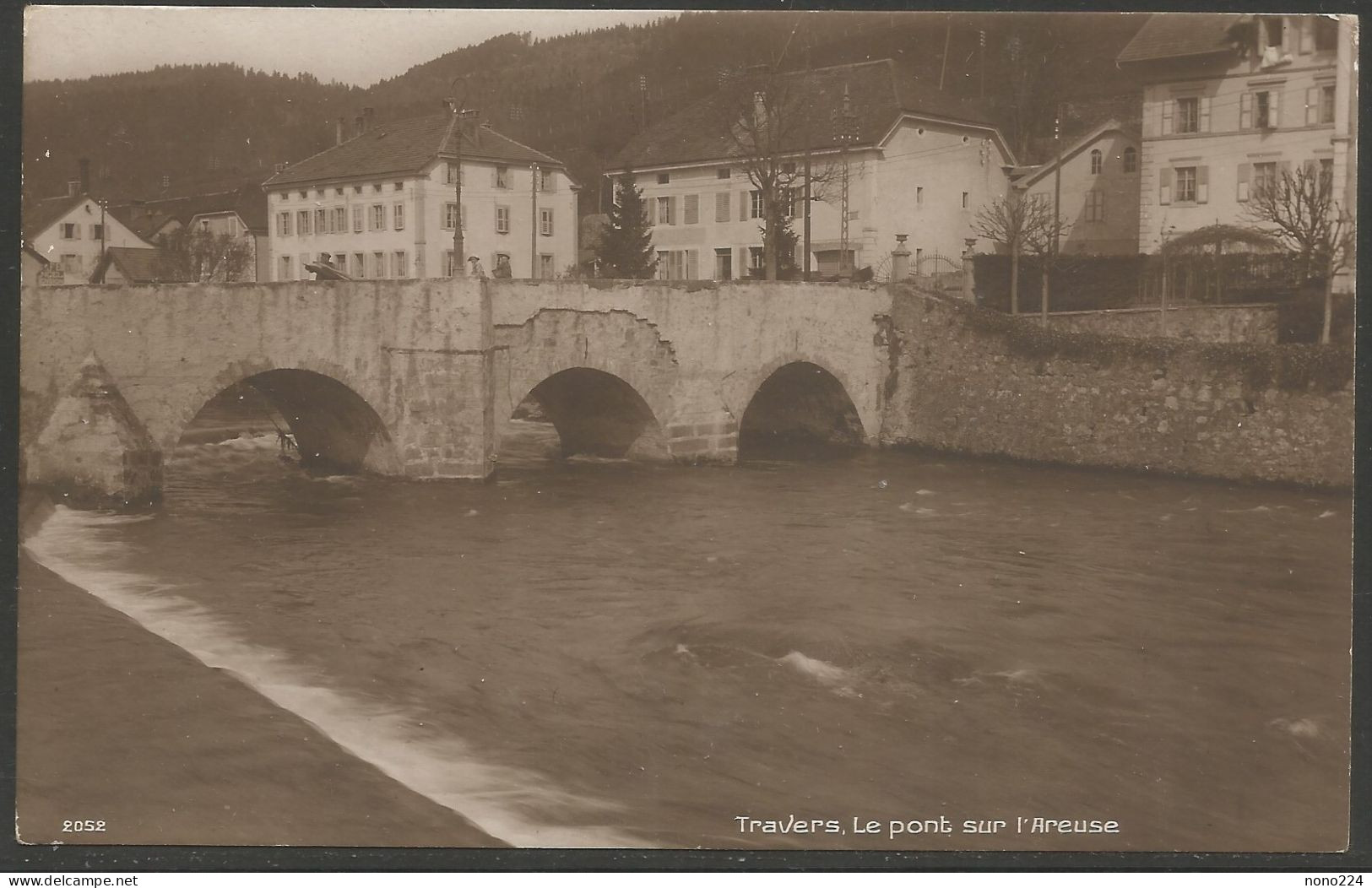 Carte P De 1916 ( Travers / Le Pont Sur L'Areuse ) - Travers