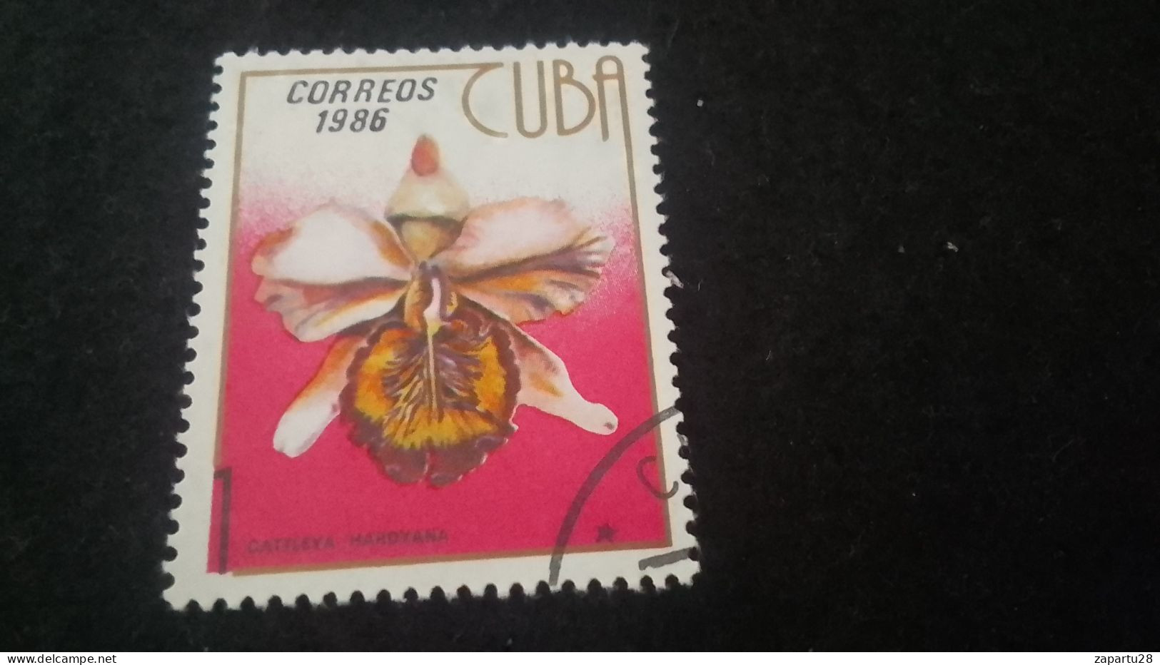 CUBA- 1980-90   1  C.     DAMGAlı - Gebraucht