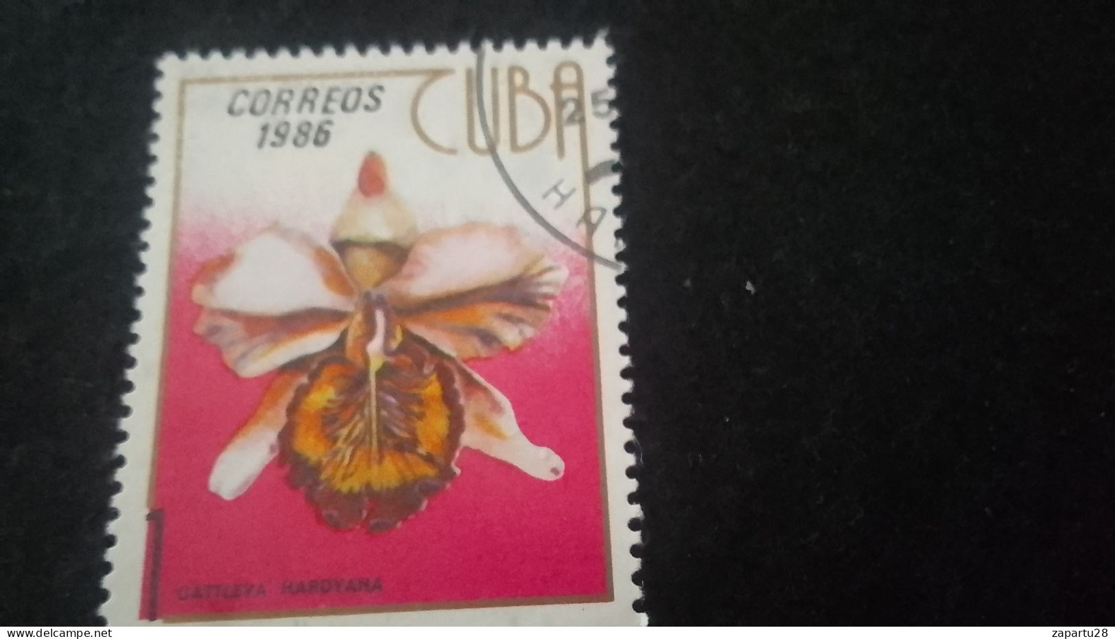 CUBA- 1980-90   1  C.     DAMGAlı - Gebraucht