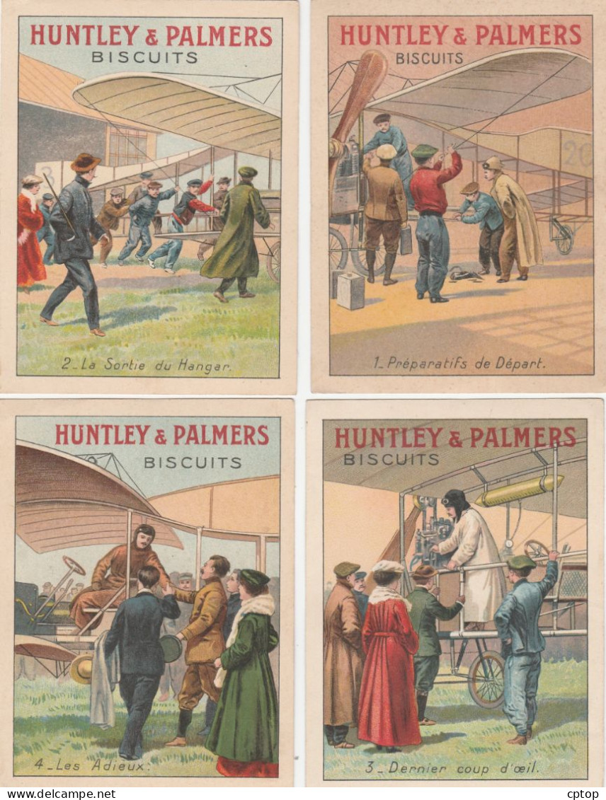 Hunttley Et Palmers , Séries De 12 Cartes Sur L'aviation - Advertising