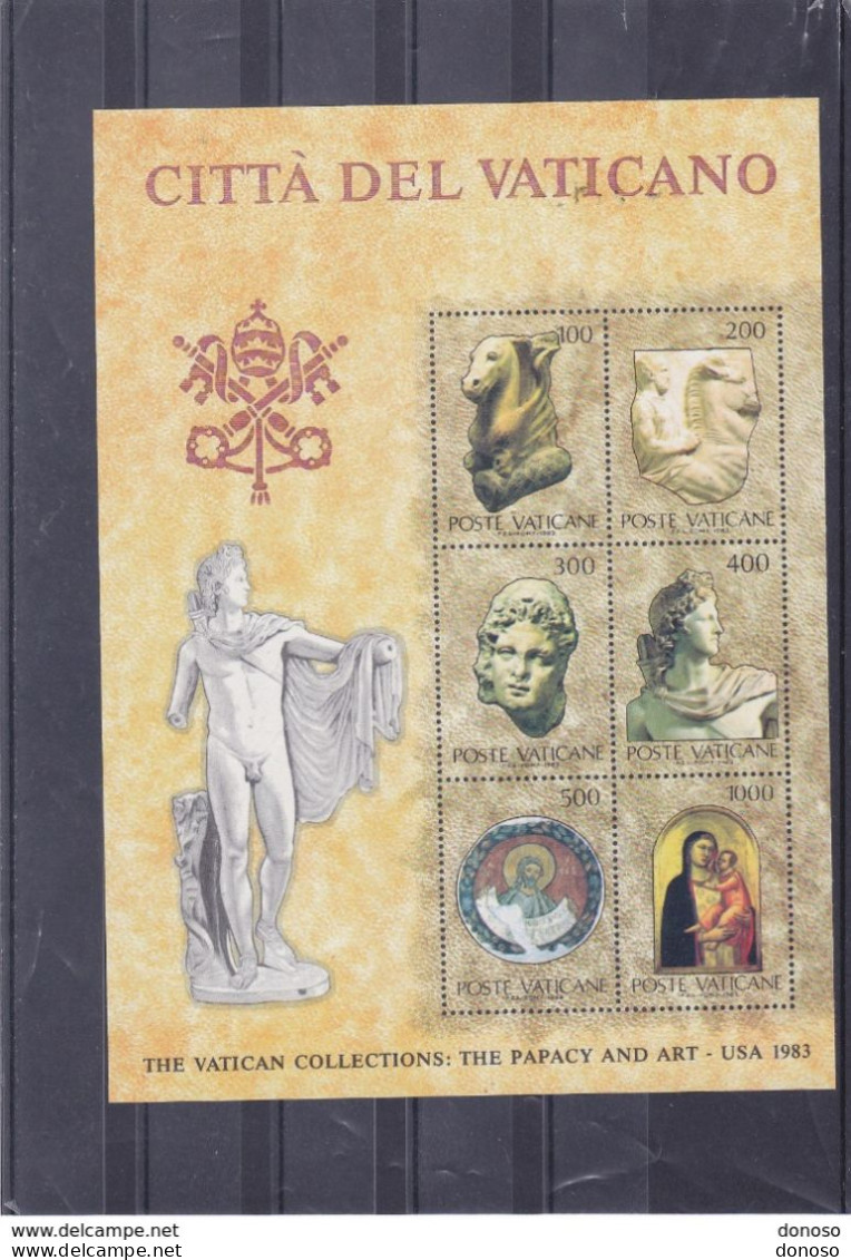 VATICAN 1983 ART Yvert BF 6, Michel Block 6 NEUF** MNH Cote 6 Euros - Blocchi E Foglietti