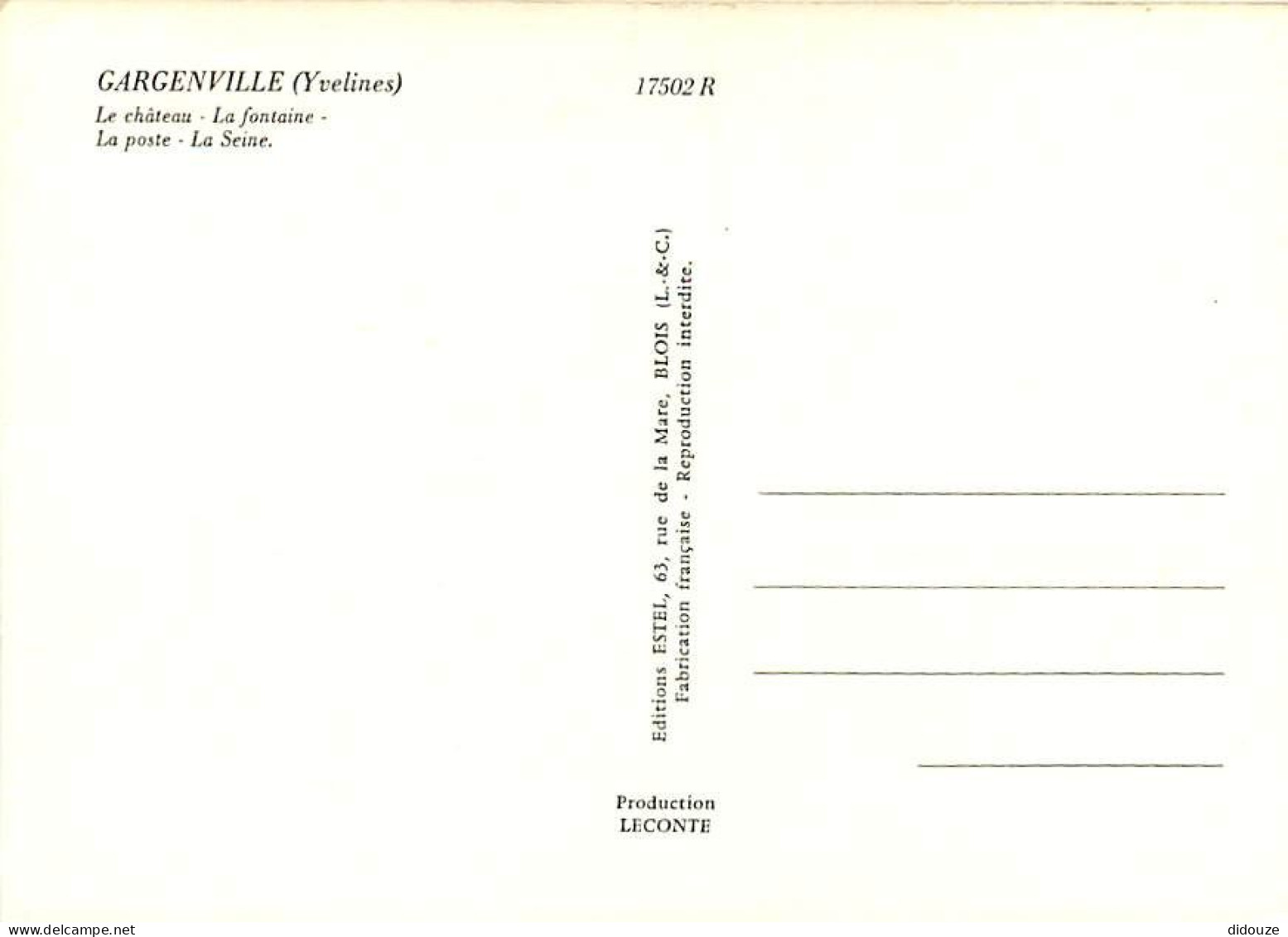 78 - Gargenville - Multivues - Blasons - CPM - Carte Neuve - Voir Scans Recto-Verso - Gargenville