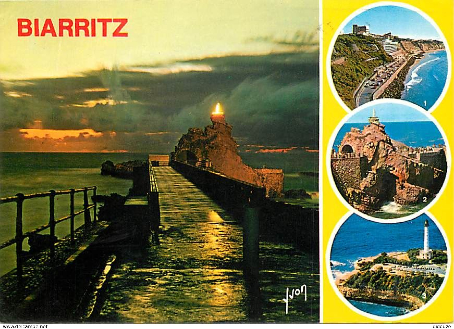 64 - Biarritz - Multivues - Flamme Postale De Biarritz - CPM - Voir Scans Recto-Verso - Biarritz