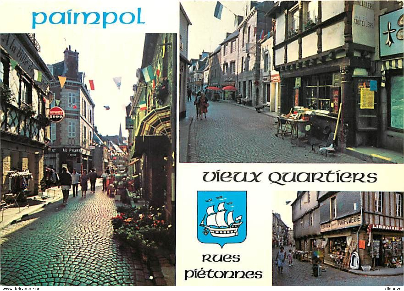 22 - Paimpol - Vieux Quartiers - Rues Piétonnes - Multivues - Blasons - Carte Neuve - CPM - Voir Scans Recto-Verso - Paimpol