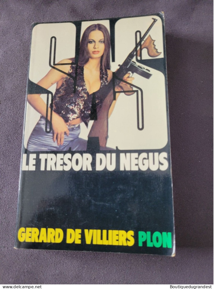 Roman SAS Le Trésor Du Negus - Gerard De Villiers
