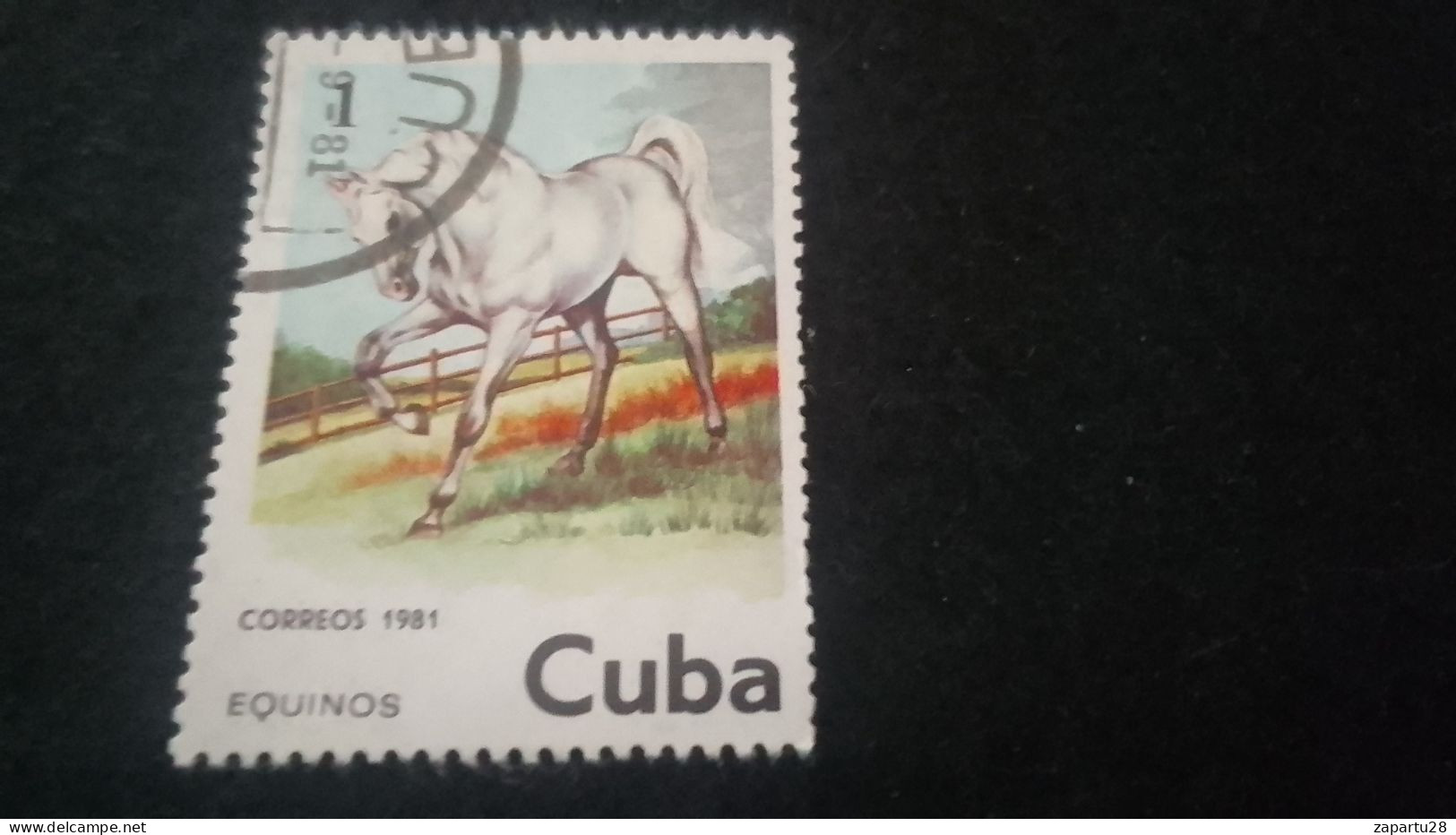 CUBA- 1980-90   1  C.     DAMGAlı - Used Stamps