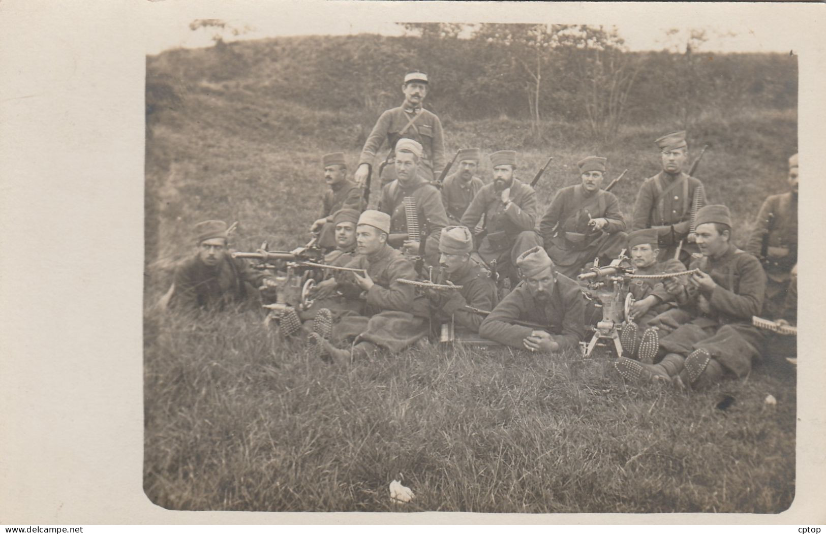 Monchy Humieres , Carte Photo Militaire 1914 , 96 E Brigade - Other & Unclassified