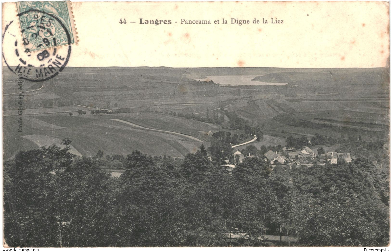 CPA Carte Postale France Langres Panorama Et Digue De La Liez  VM79158 - Langres