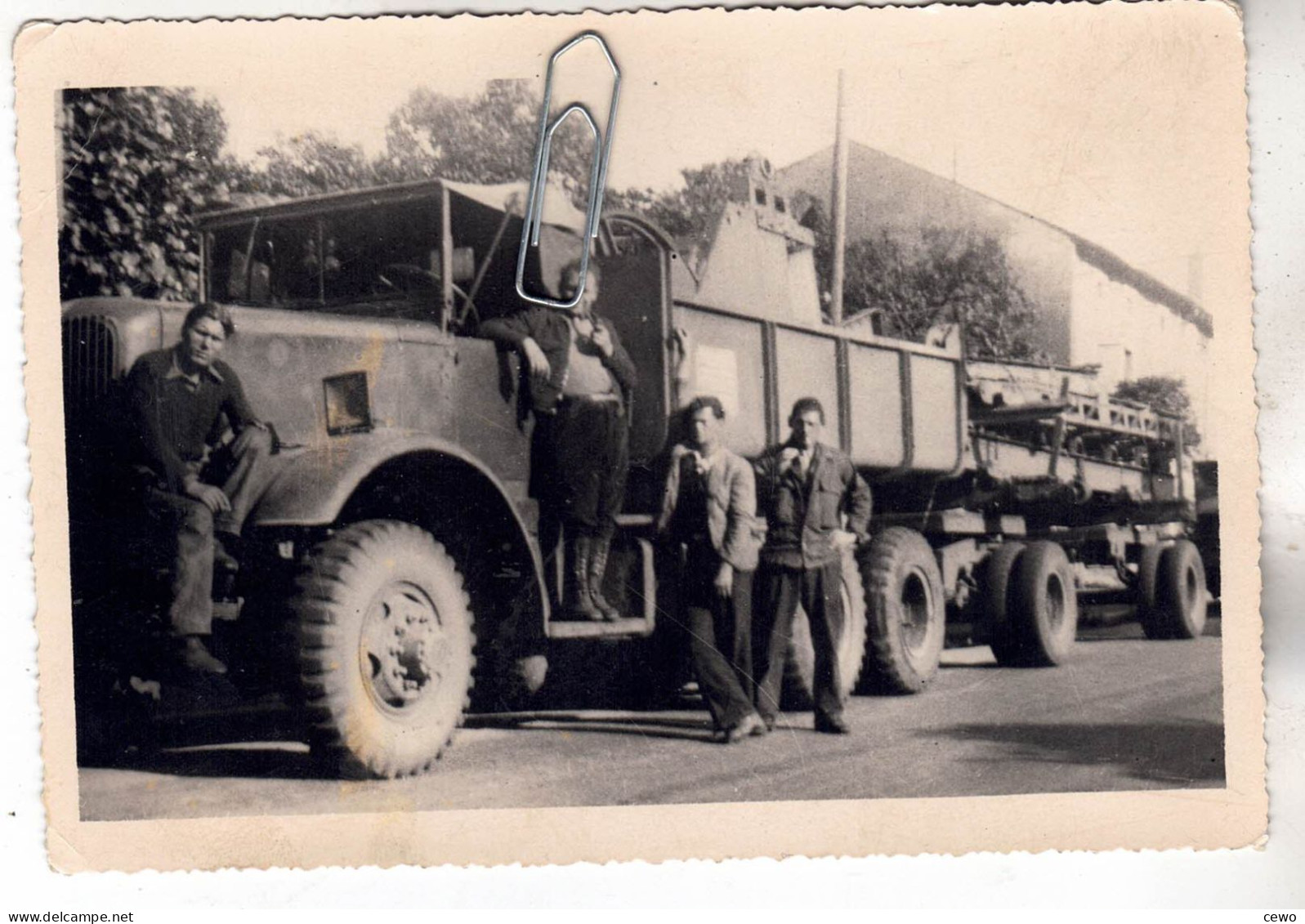 PHOTO VOITURE  ANCIENNE CAMION ANCIEN A IDENTIFIER - Cars