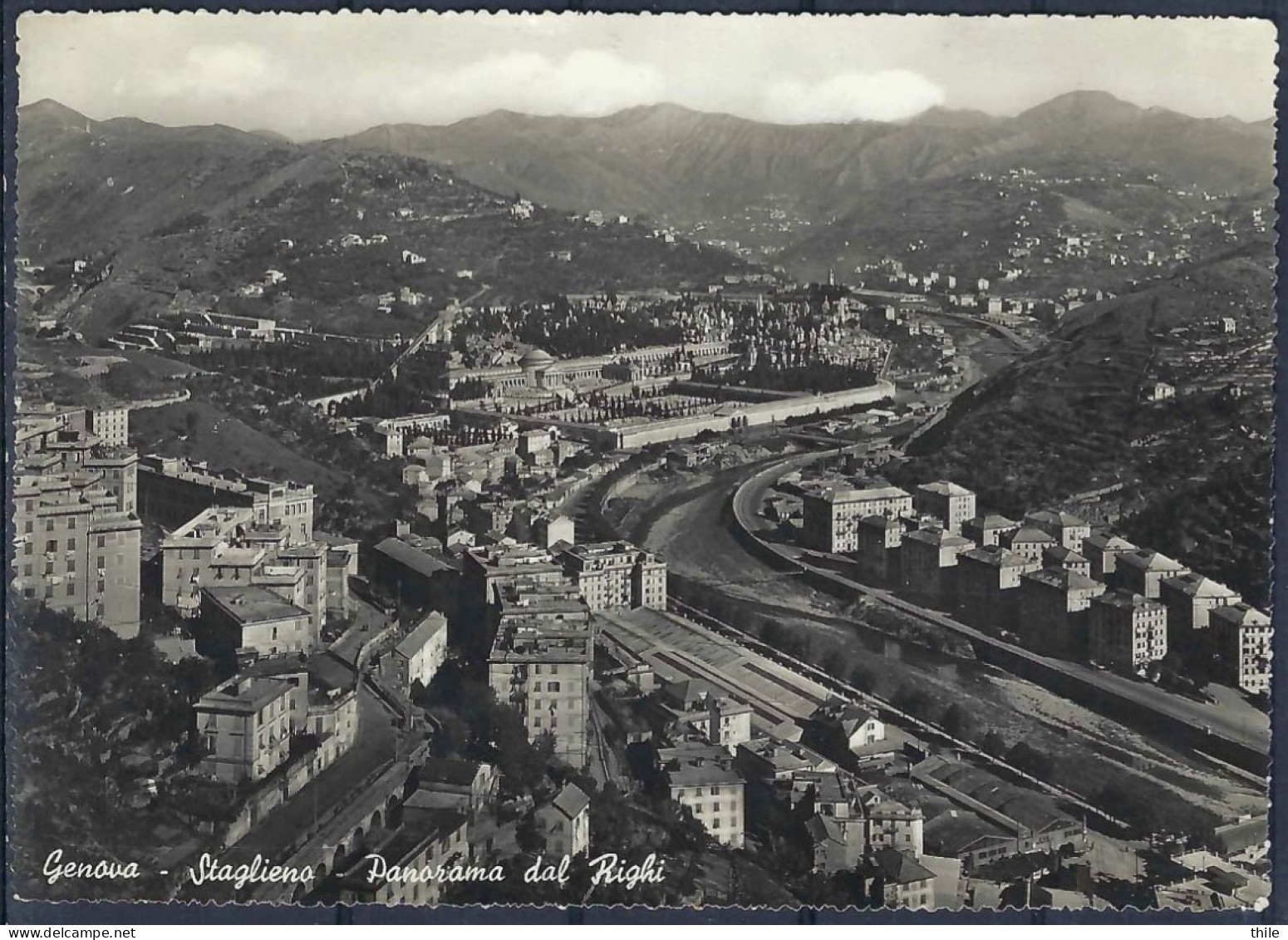 GENOVA - Staglieno - Panorama Dal Righi - Genova (Genoa)