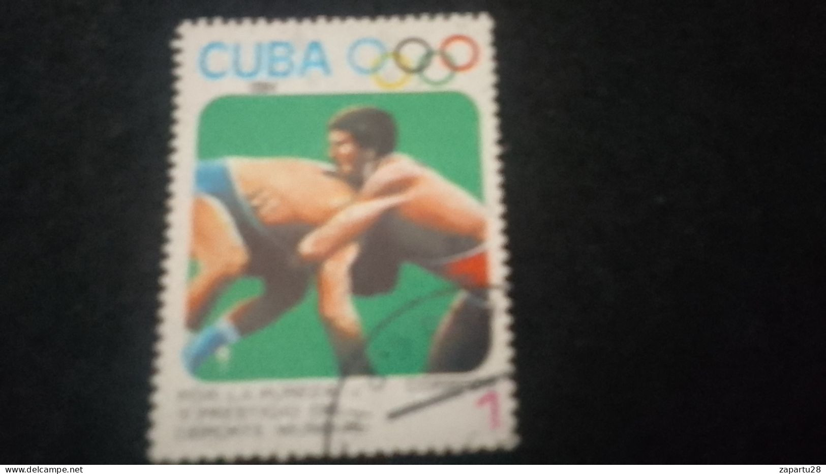 CUBA- 1980-90   1  C.     DAMGAlı - Usati
