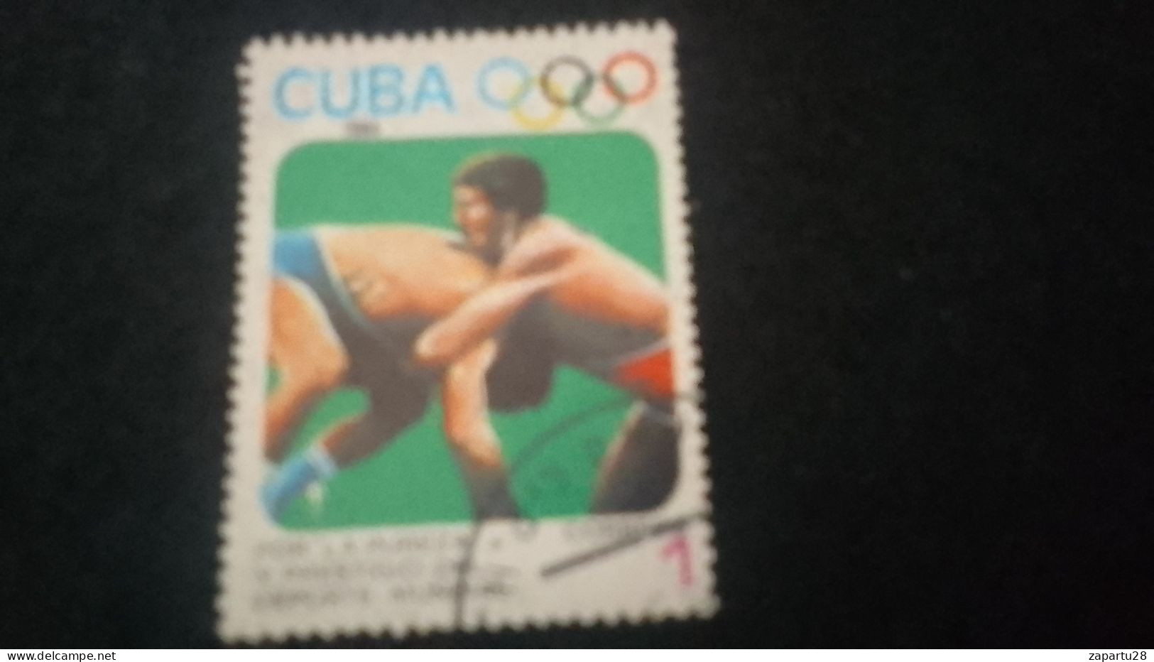 CUBA- 1980-90   1  C.     DAMGAlı - Used Stamps