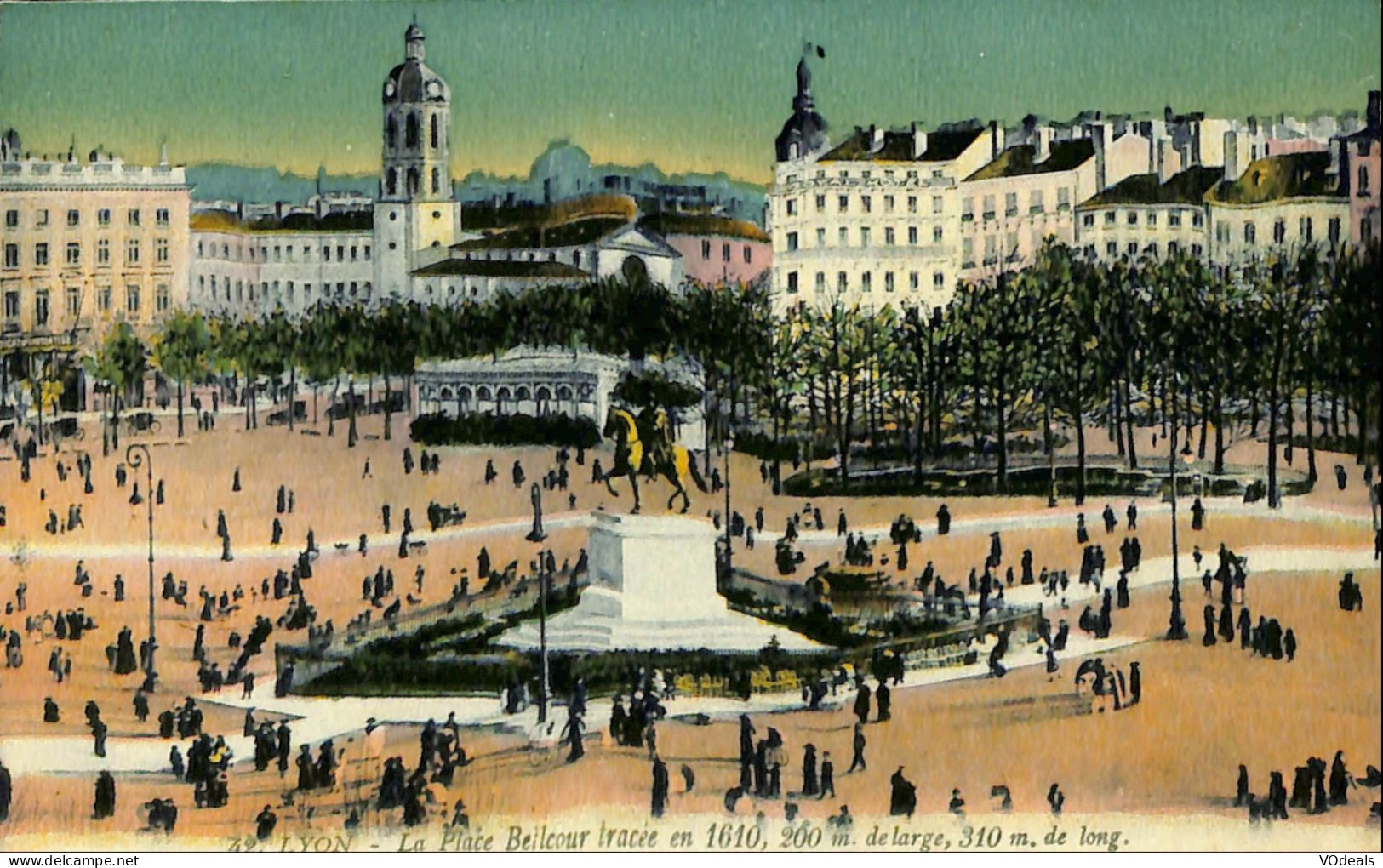 France (69) Rhône - Lyon - La Place Bellecour - L'Eglise De La Charité - Andere & Zonder Classificatie