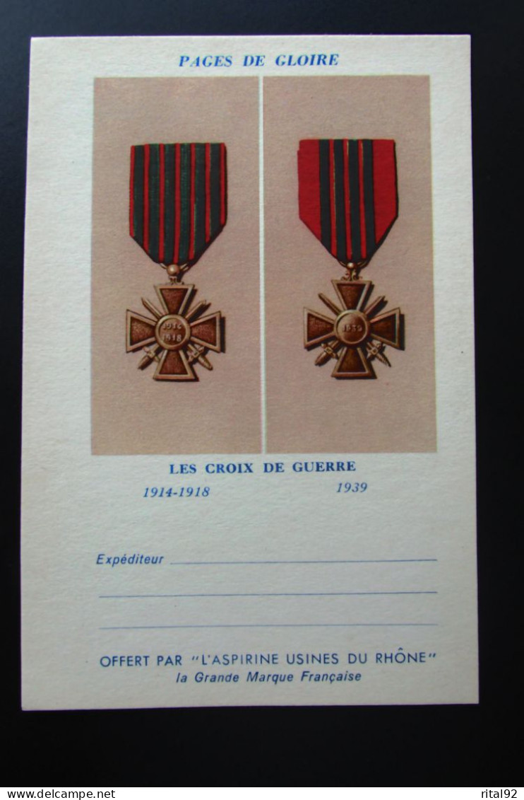 Cpa Militaire FM "L'ASPIRINE DU RHONE" - Pages De Gloire - Regimenten