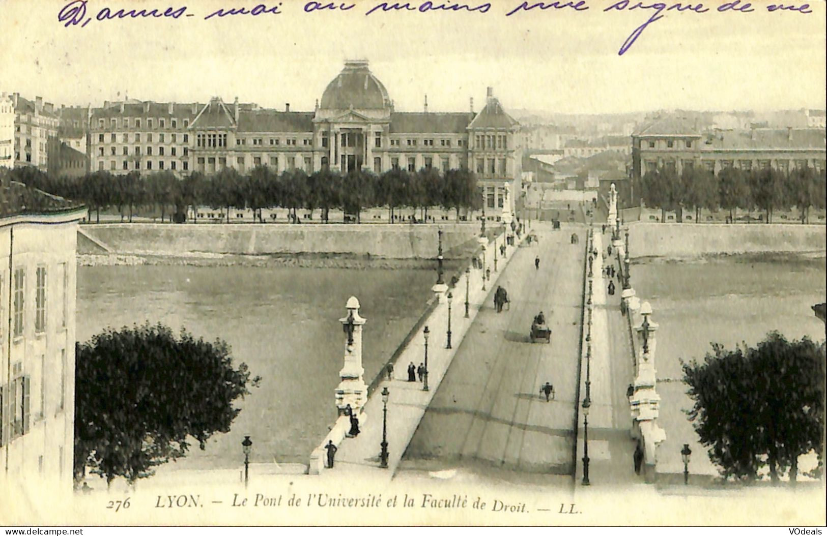 France (69) Rhône - Lyon - Le Pont De L'Université Et La Faculté De Droit - Andere & Zonder Classificatie