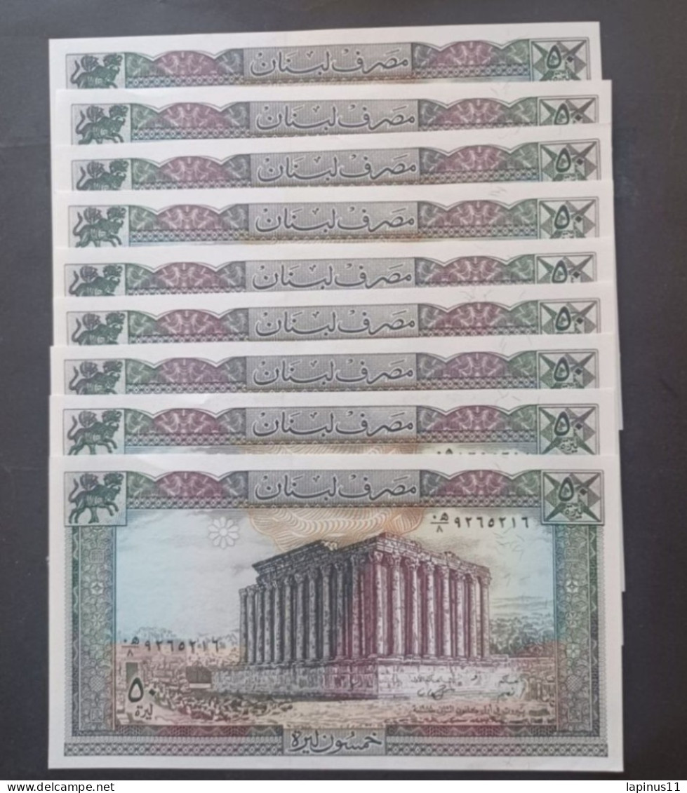 BANKNOTE LEBANON لبنان LIBAN 1988 50 LIVRES NOT CIRCULATED - Lebanon