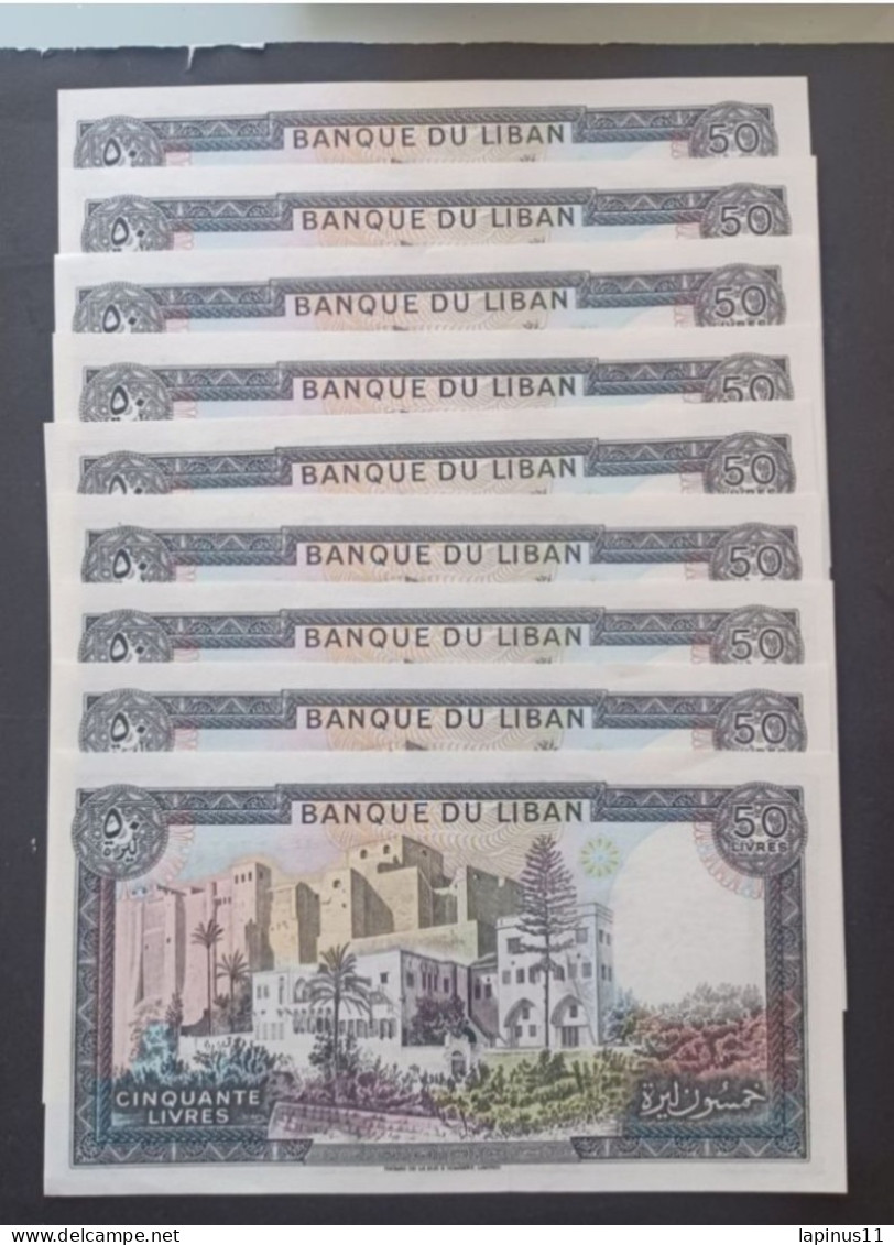 BANKNOTE LEBANON لبنان LIBAN 1988 50 LIVRES NOT CIRCULATED - Líbano