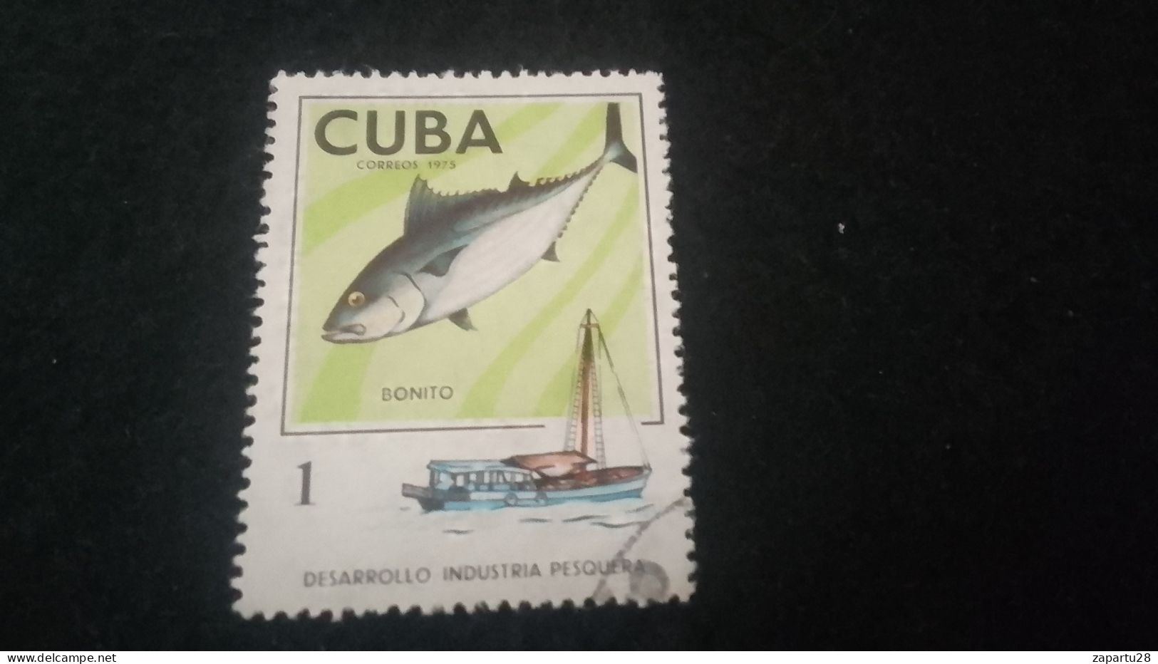 CUBA- 1980-90   1  C.     DAMGAlı - Usati