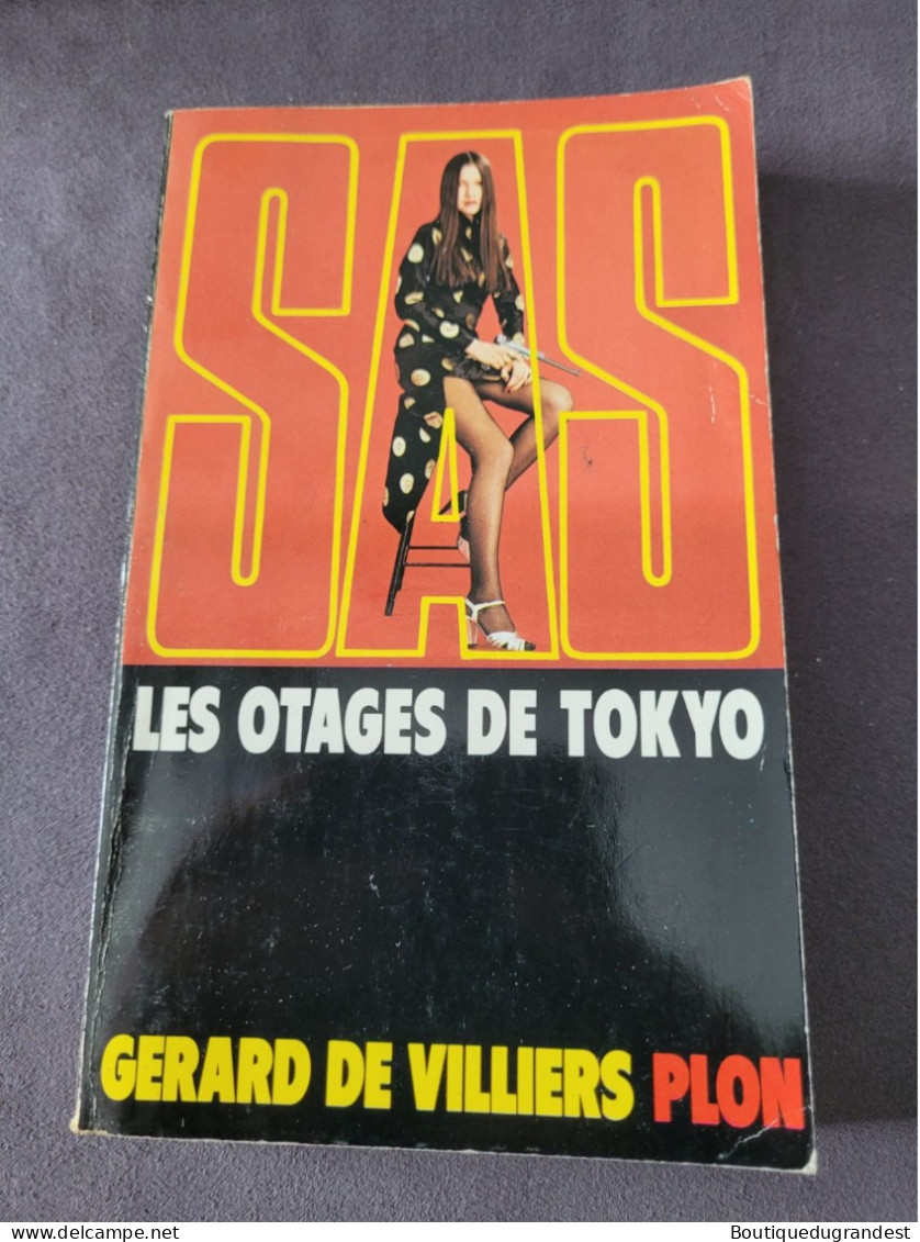Roman SAS Les Otages De Tokyo 38 - Gerard De Villiers