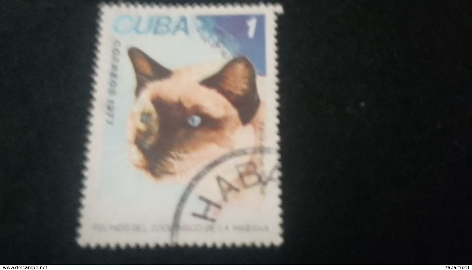 CUBA- 1980-90   1  C.     DAMGAlı - Gebraucht