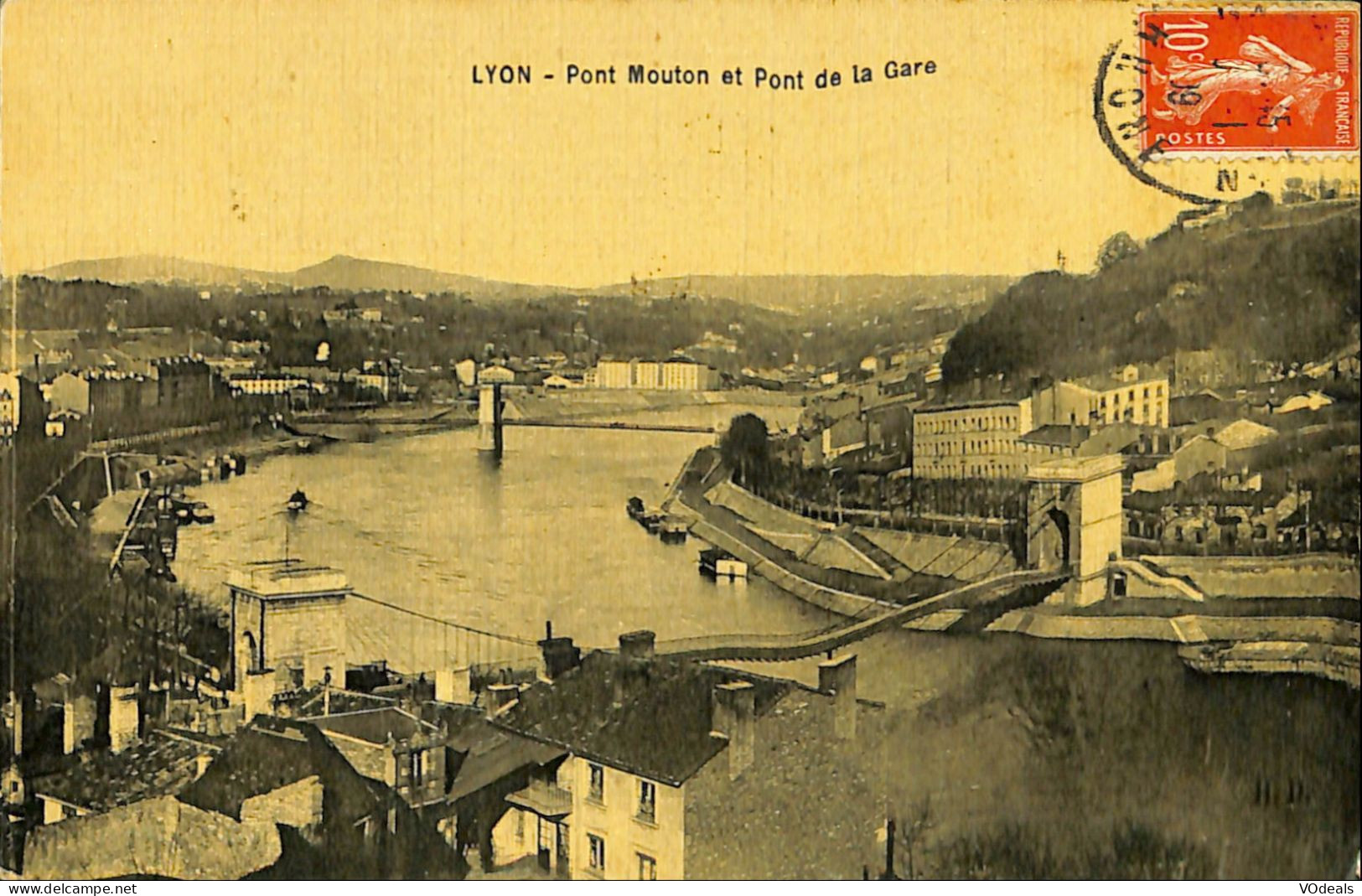 France (69) Rhône - Lyon - Pont Mouton Et Pont De La Gare - Andere & Zonder Classificatie