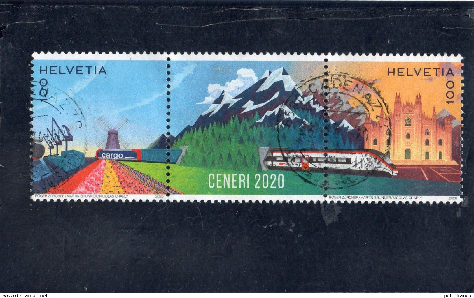 2020 Svizzera - Tunnel Del Monte Ceneri - Used Stamps