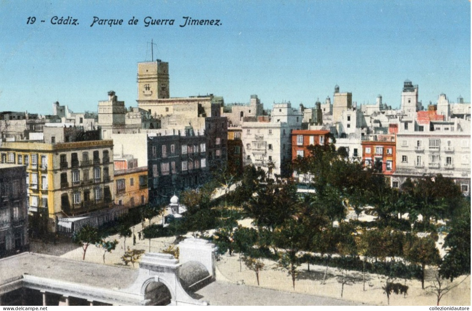 CÁDIZ - PARQUE DE GUERRA JIMENEZ - CARTOLINA FP NON UTILIZZATA - Cádiz