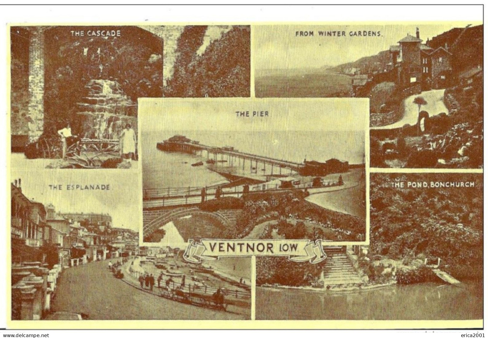 Ventnor. Carte Multivues De Ventnor. - Ventnor