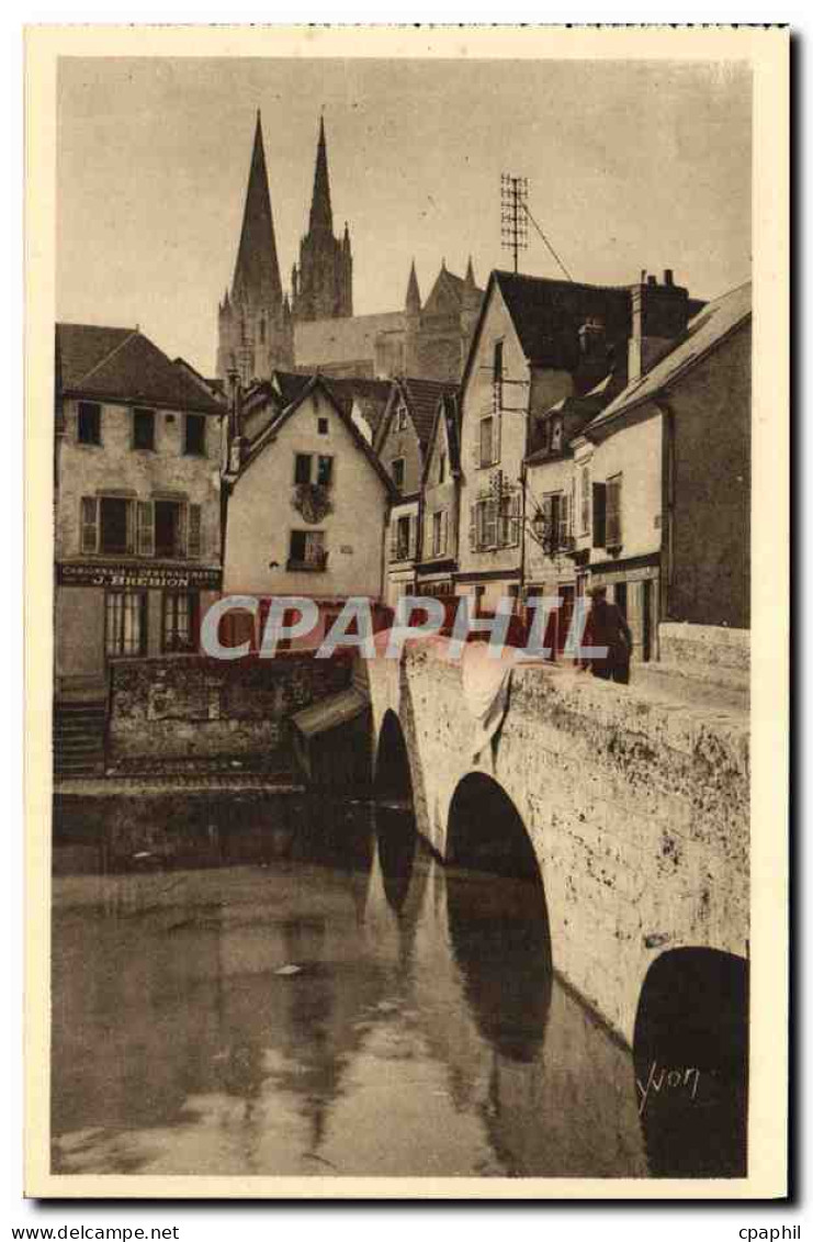 CPA Chartres Vieux Pont Et Vieilles Maisons - Chartres