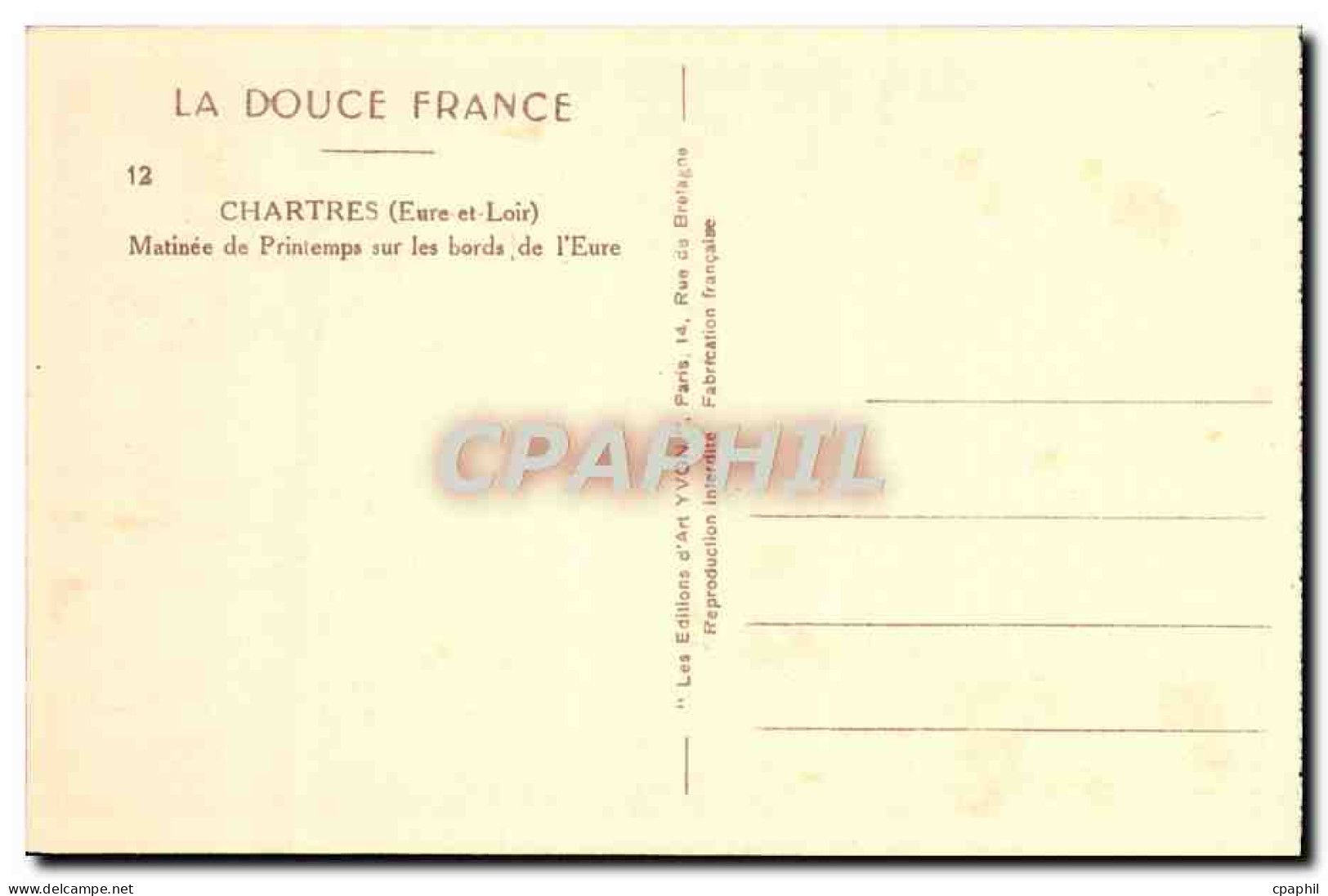 CPA Chartres Matinee De Printemps Sur Les Bords De L&#39Eure  - Chartres