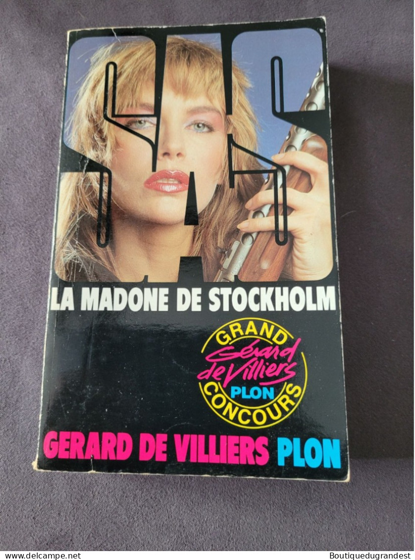 Roman SAS La Madone De Stockholm - Gerard De Villiers