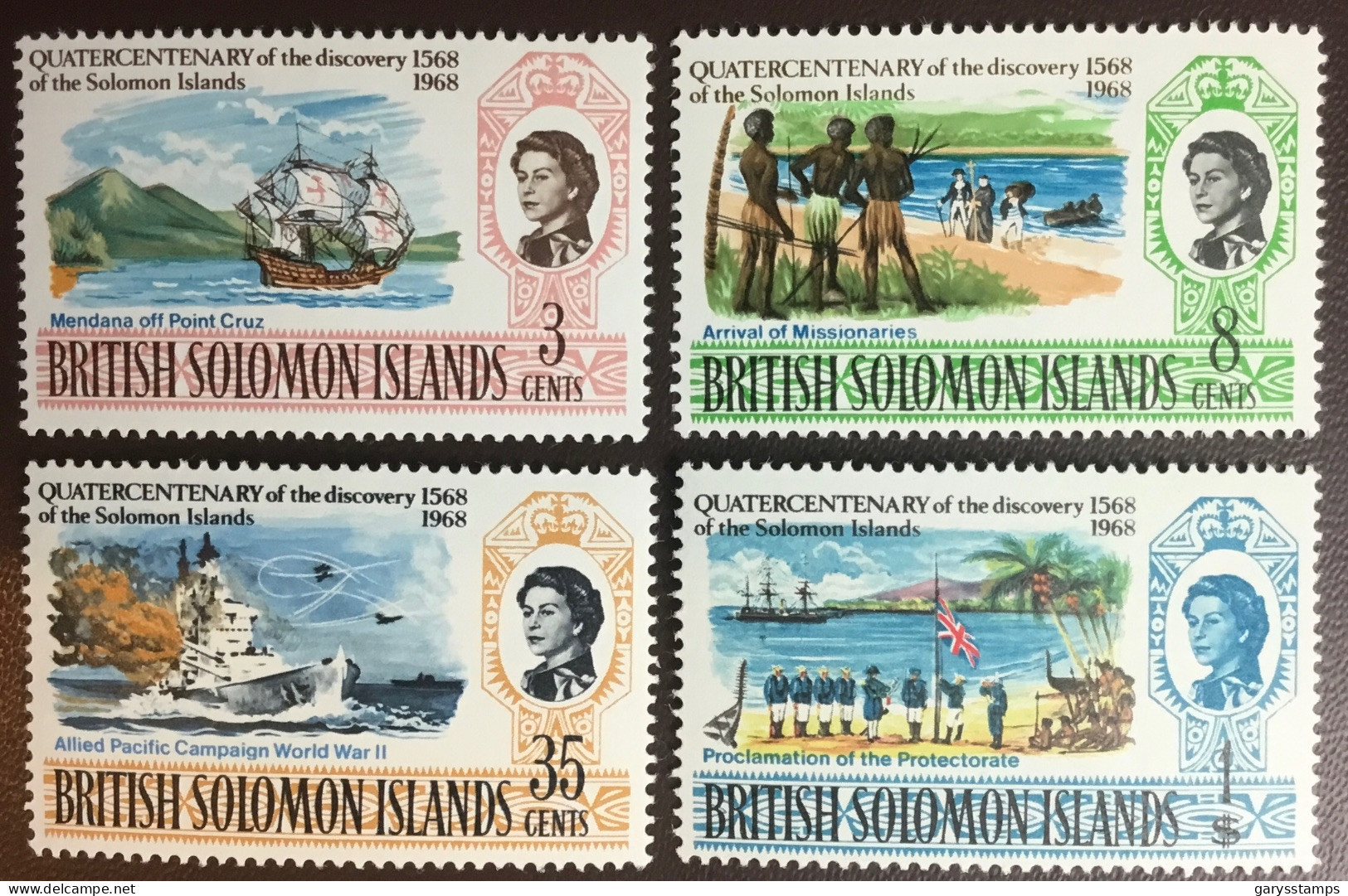 British Solomon Islands 1968 Quartcentury Of Discovery MNH - British Solomon Islands (...-1978)