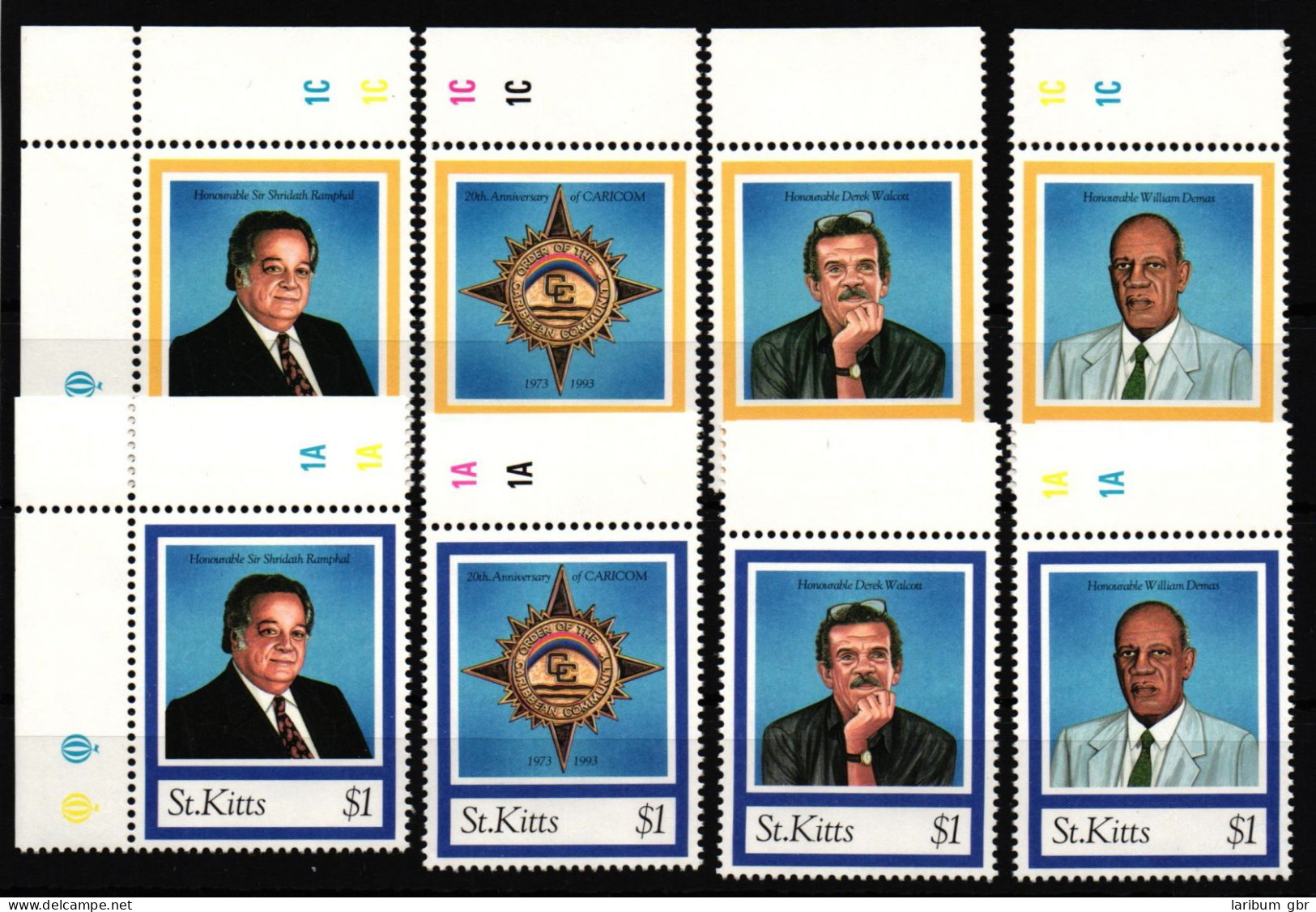 St. Kitts 378-385 Postfrisch #GF024 - St.Kitts And Nevis ( 1983-...)