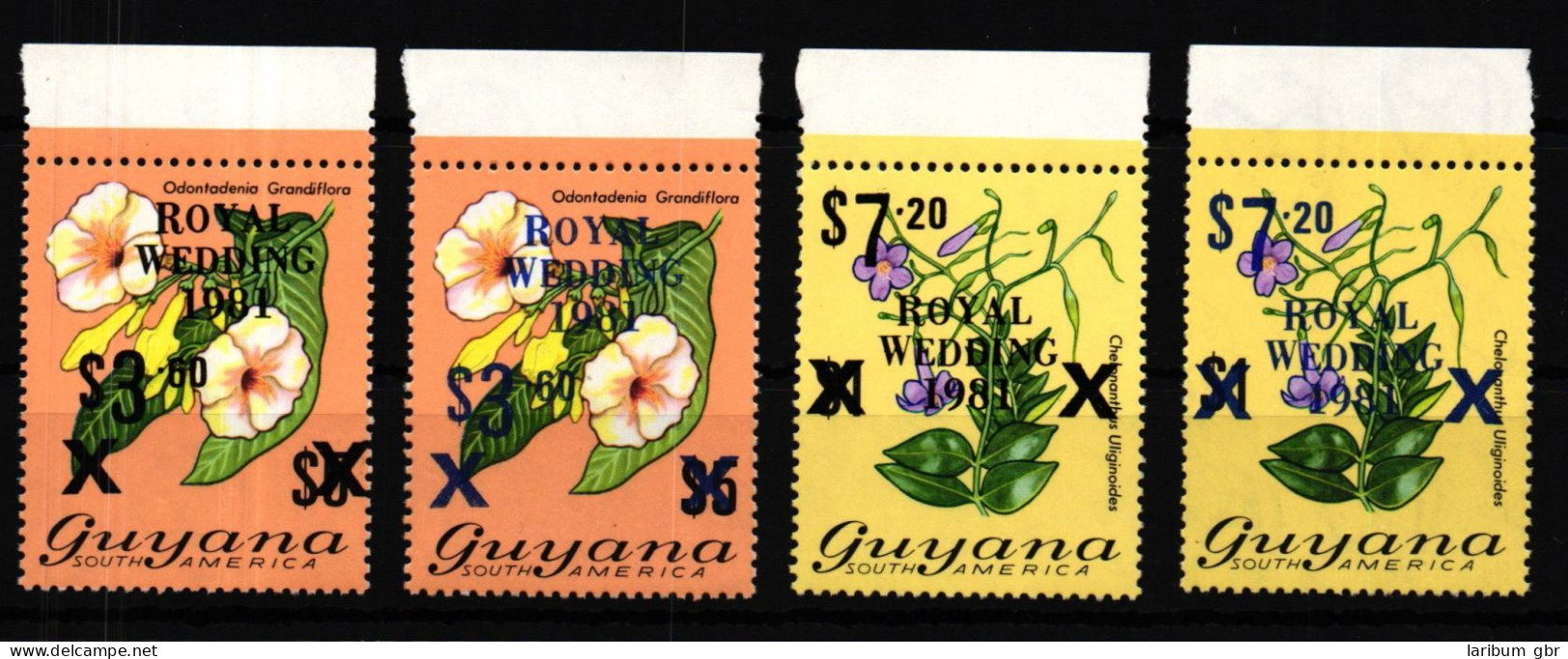 Guyana 616 A, B-617 A, B Postfrisch #GF061 - Guyane (1966-...)