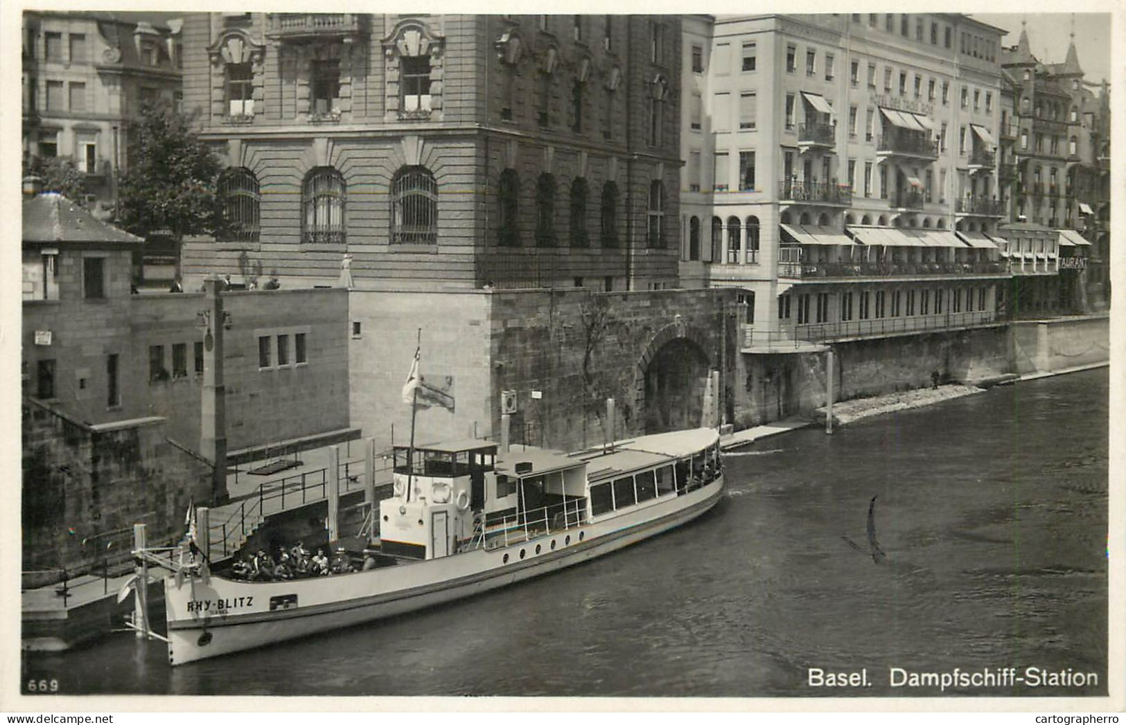 Switzerland Basel Dampschiff-Station - Bâle