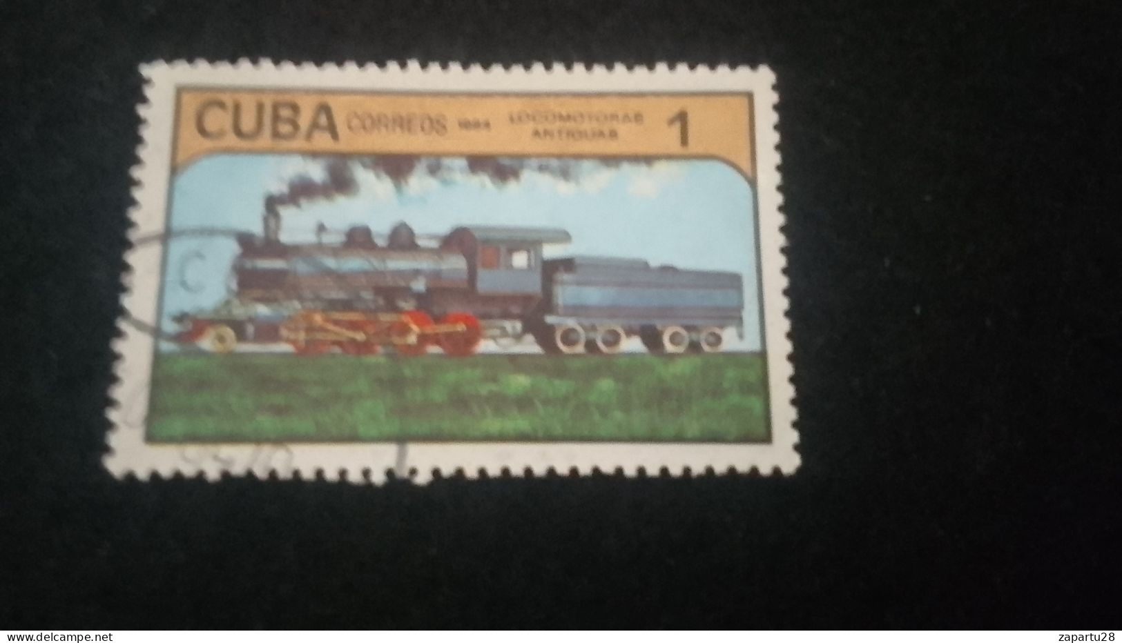 CUBA- 1980-90   1  C.     DAMGAlı - Oblitérés