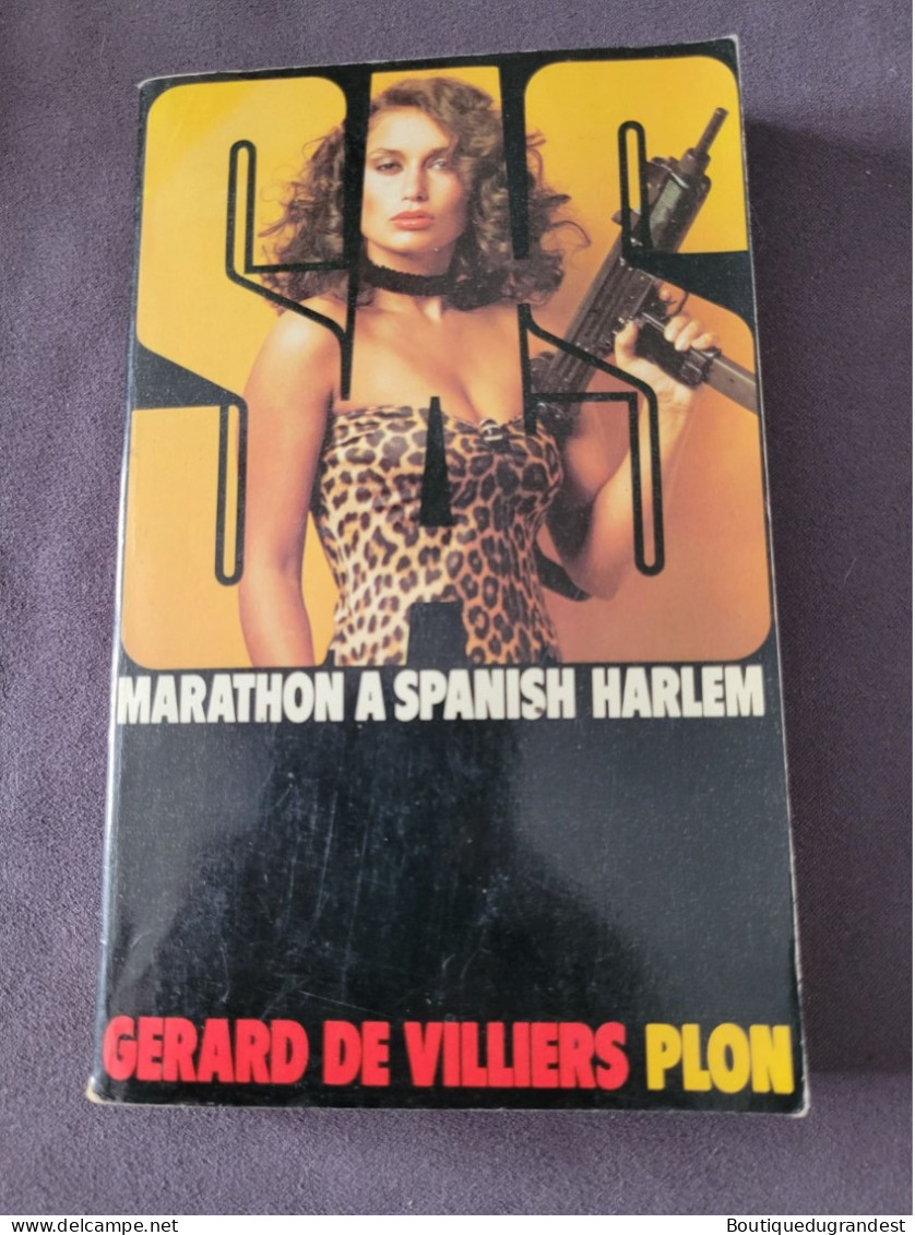 Roman SAS Marathon A Spanish Harlem - Gerard De Villiers