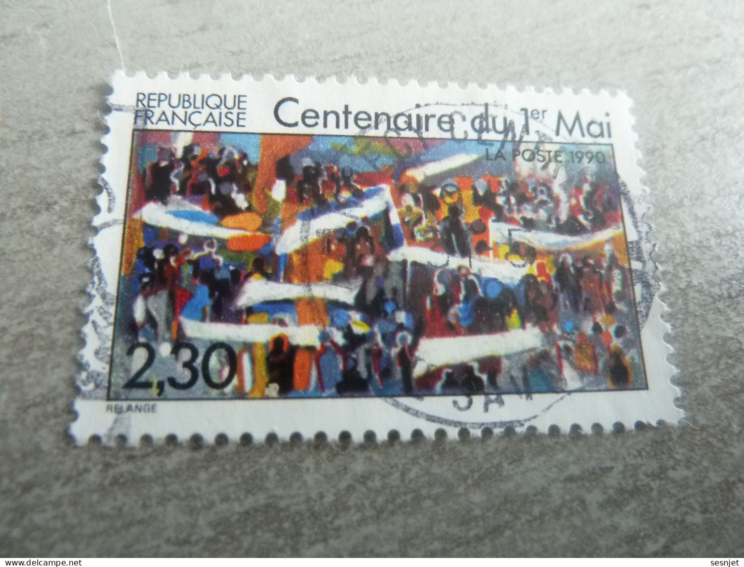 Centenaire Du 1er Mai - 2f.30 - Yt 2644 - Multicolore - Oblitéré - Année 1990 - - Gebraucht