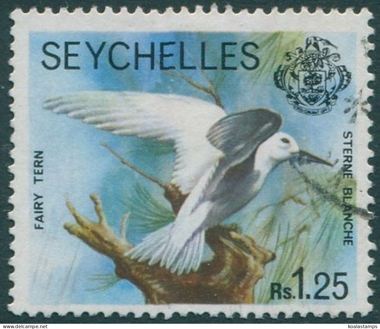 Seychelles 1977 SG413A 1r.25 White Tern FU - Seychelles (1976-...)