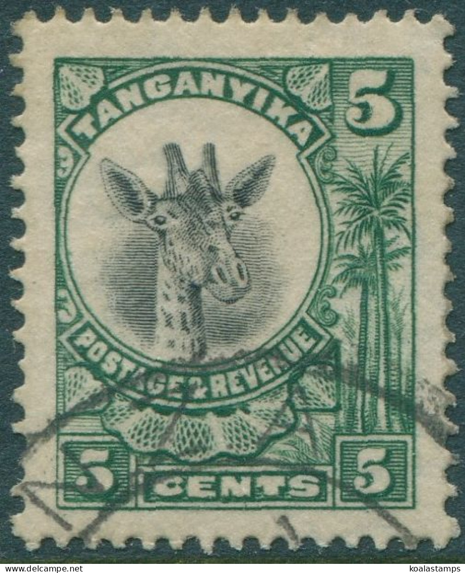 Tanganyika 1922 SG74 5c Giraffe FU - Tanzanie (1964-...)