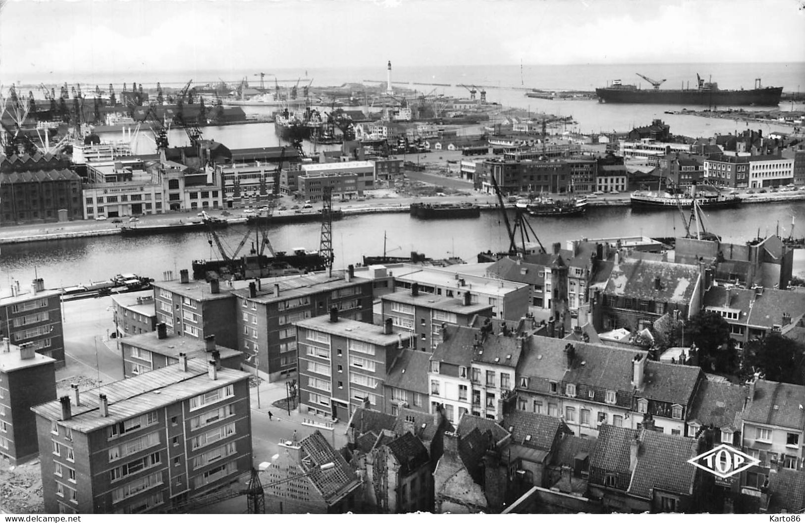 Dunkerque * Panorama Du Port Et Bassin De Commerce - Dunkerque