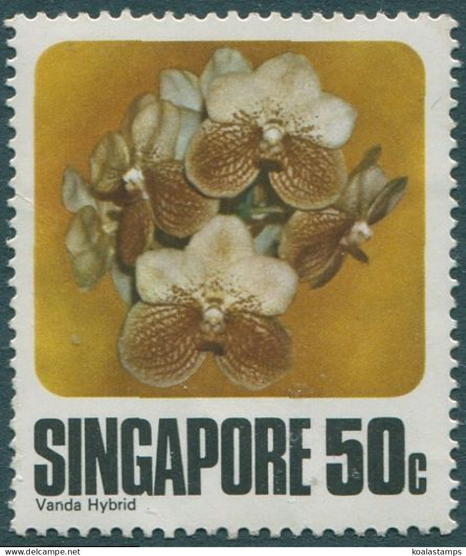Singapore 1979 SG348 50c Orchid FU - Singapur (1959-...)
