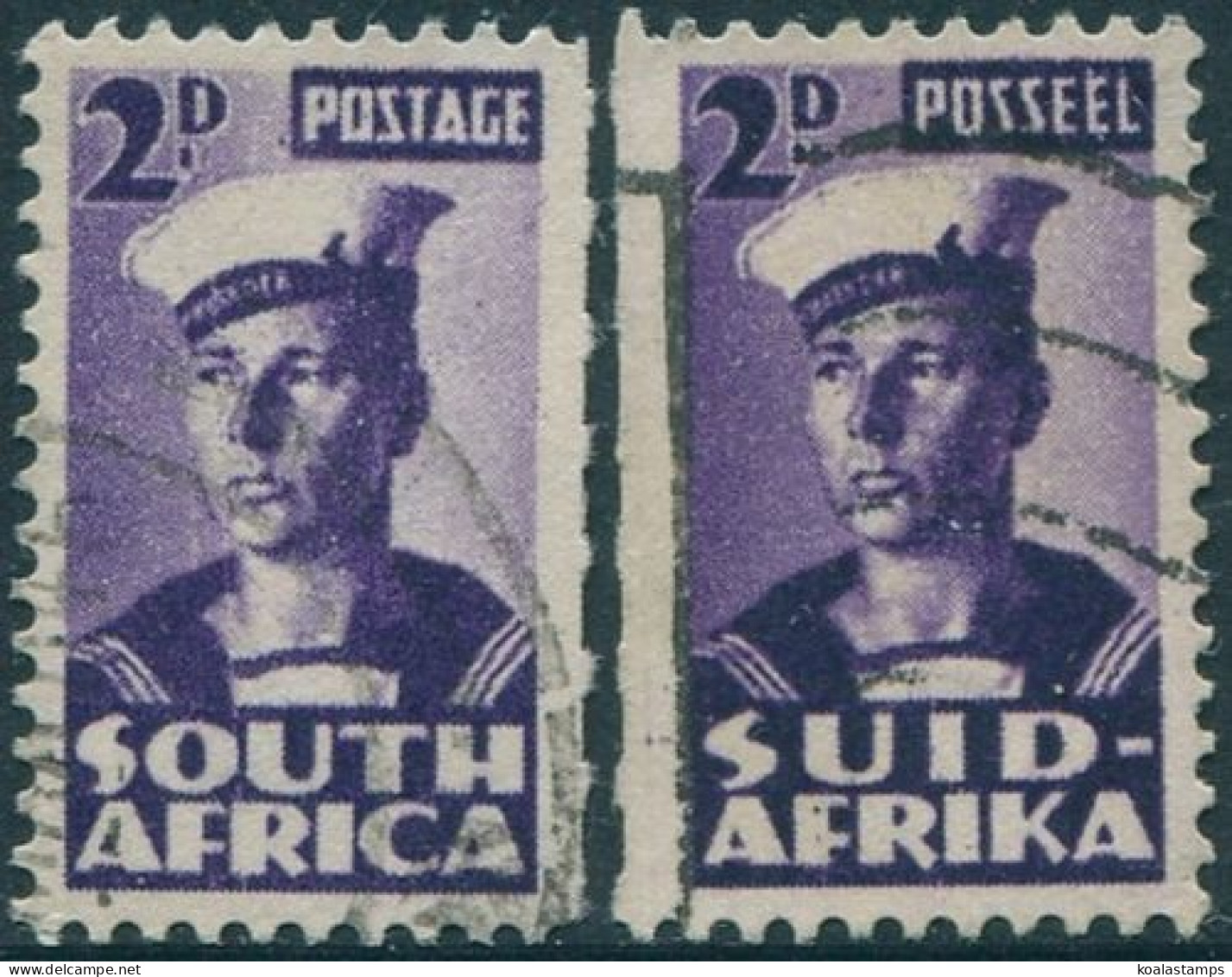 South Africa 1900 SG100 2d Sailor Bilinguals FU - Sonstige & Ohne Zuordnung
