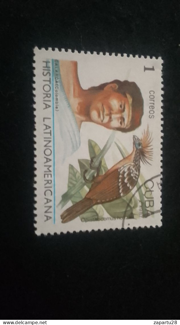 CUBA- 1980-90   1  C.     DAMGAlı - Oblitérés