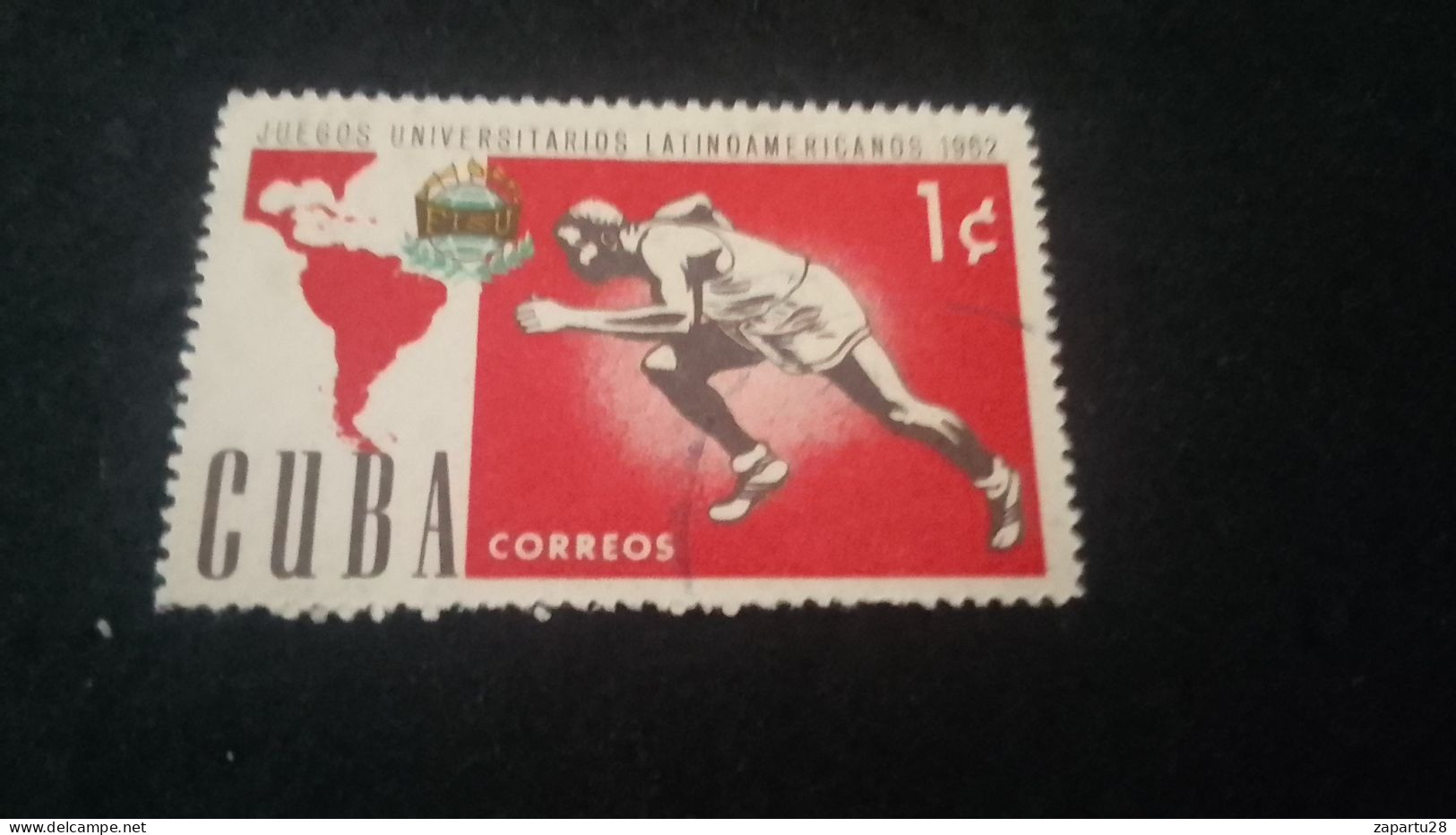 CUBA- 1980-90   1  C.     DAMGAlı - Oblitérés