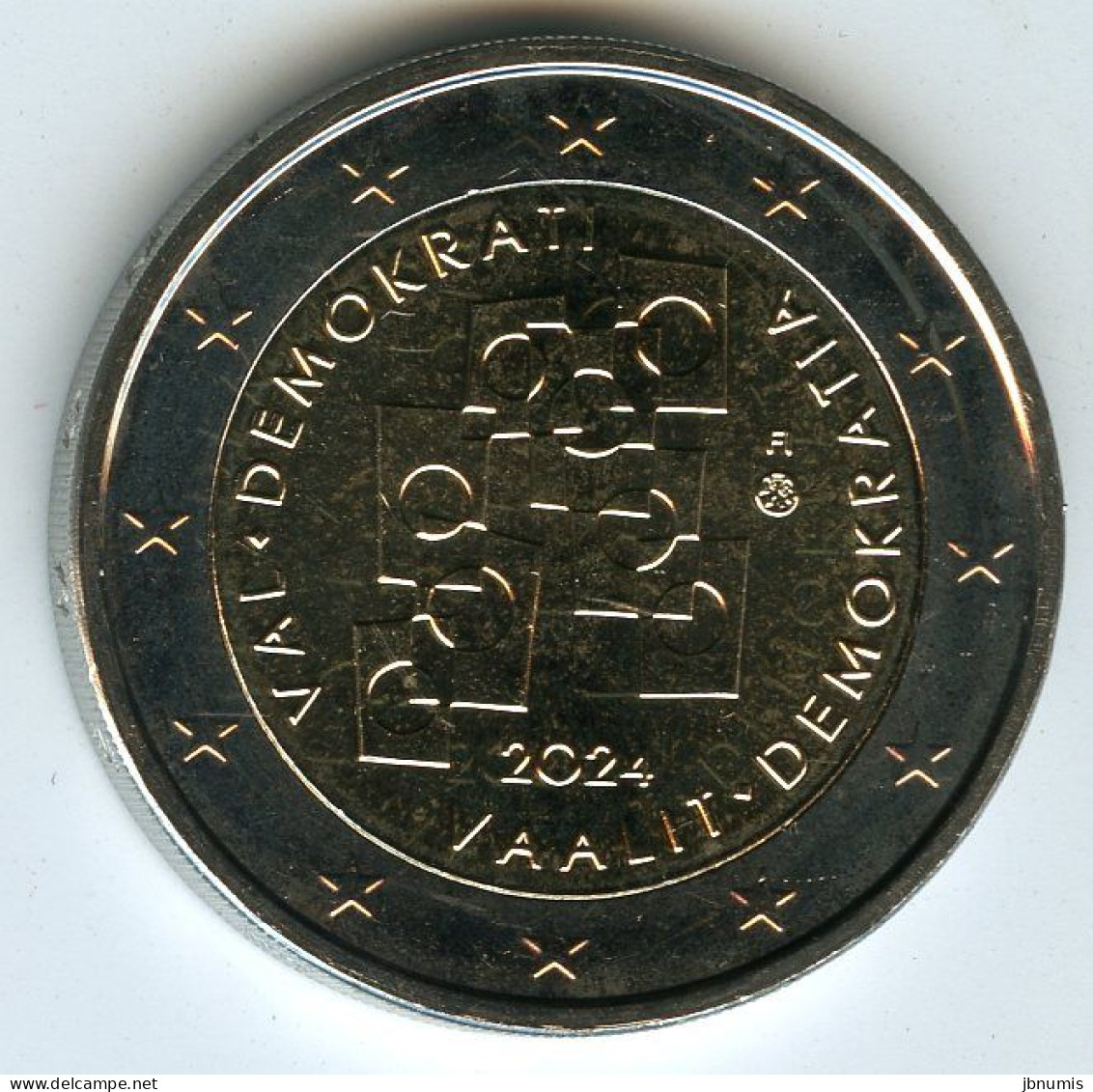 Finlande Finland 2 Euro 2024 Démocratie UNC - Finnland